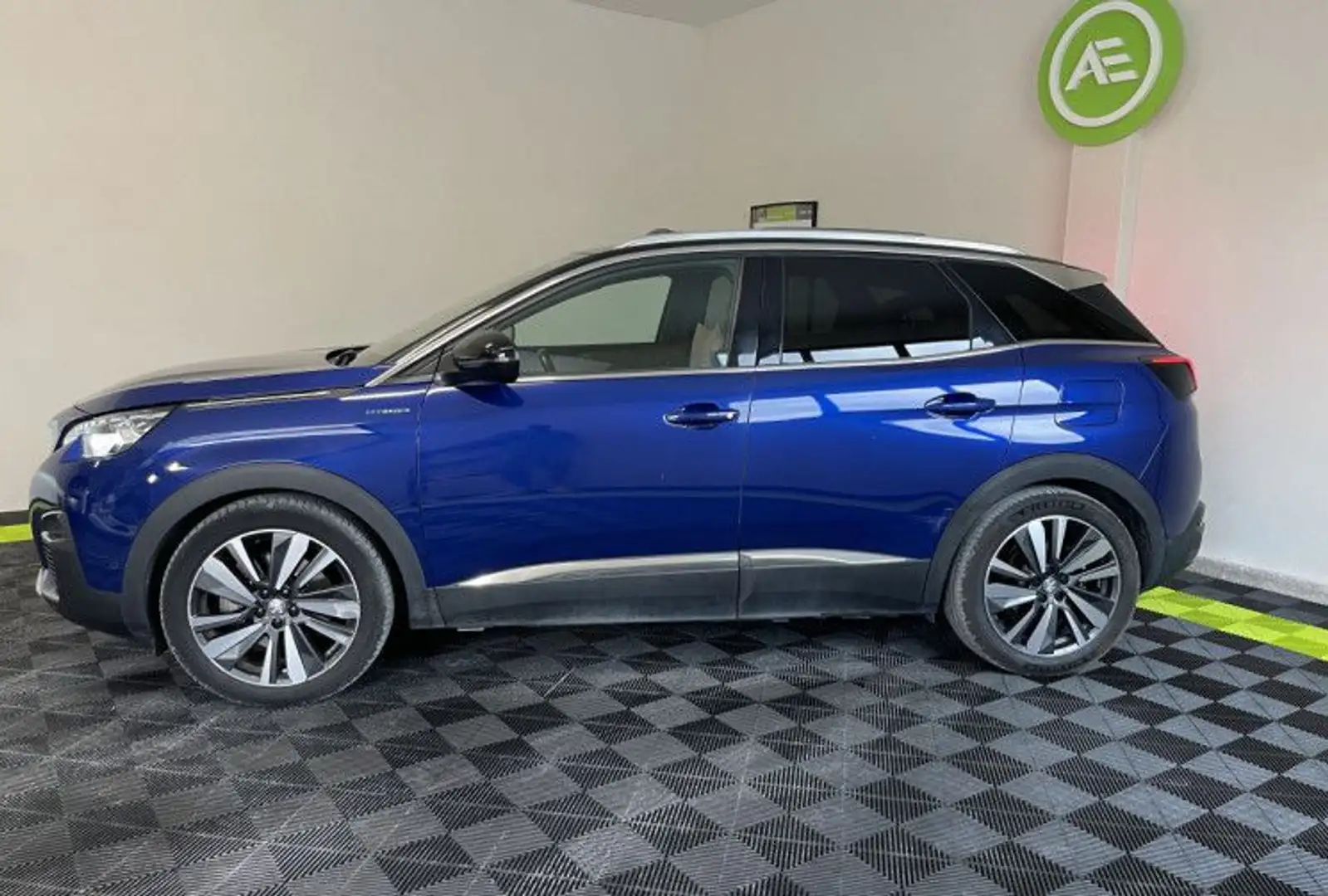 Peugeot 3008 II HYBRID4 300ch Allure e-EAT8 Bleu - 2