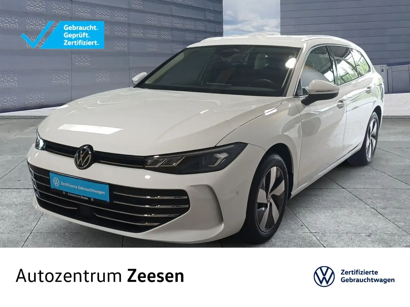 Volkswagen Passat Variant 1.5 eTSI Business DSG+USB+DAB+SHZ Klima Navi Weiß - 1