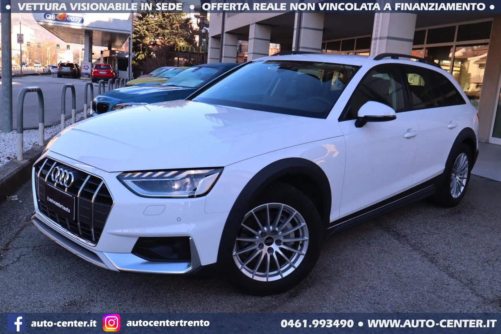 Audi A4 allroad 40 TDI quattro Stronic Business GANCIO TRAINO Bianco - 2