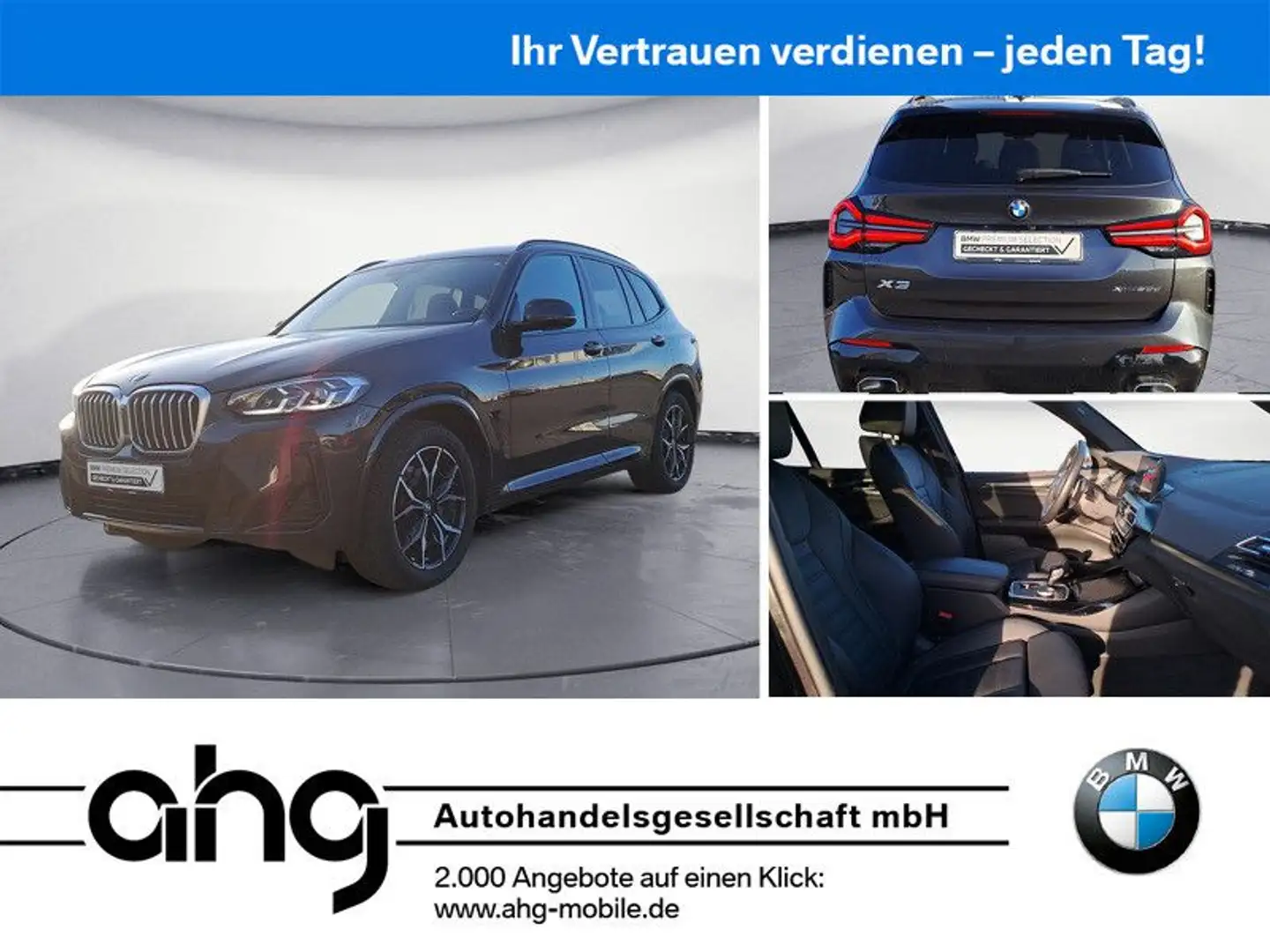 BMW X3 xDrive30d M Sportpaket / Top Ausstattung Grau - 1