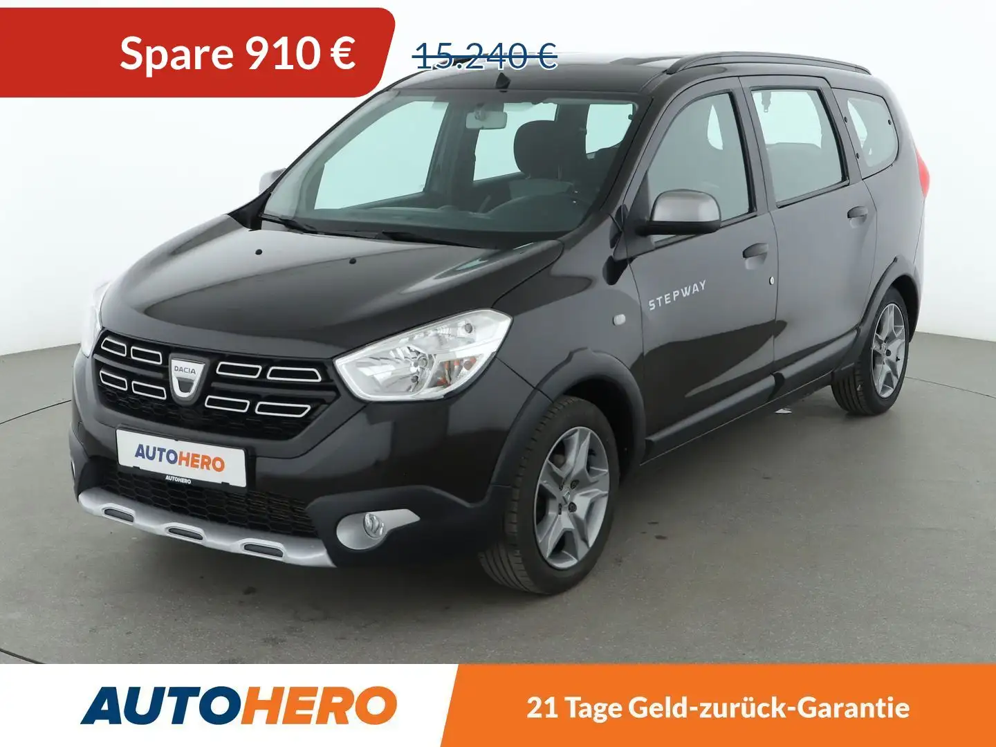 Dacia Lodgy 1.6 SCe Stepway*7-SITZER*NAVI*CAM*PDC*SHZ*KLIMA* Schwarz - 1