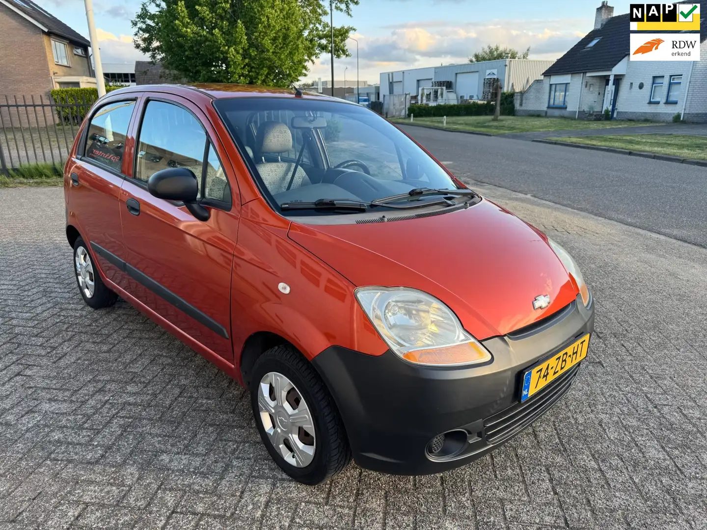 Chevrolet Matiz 0.8 Pure NIEUWE APK- WEINIG KM NAP Naranja - 1