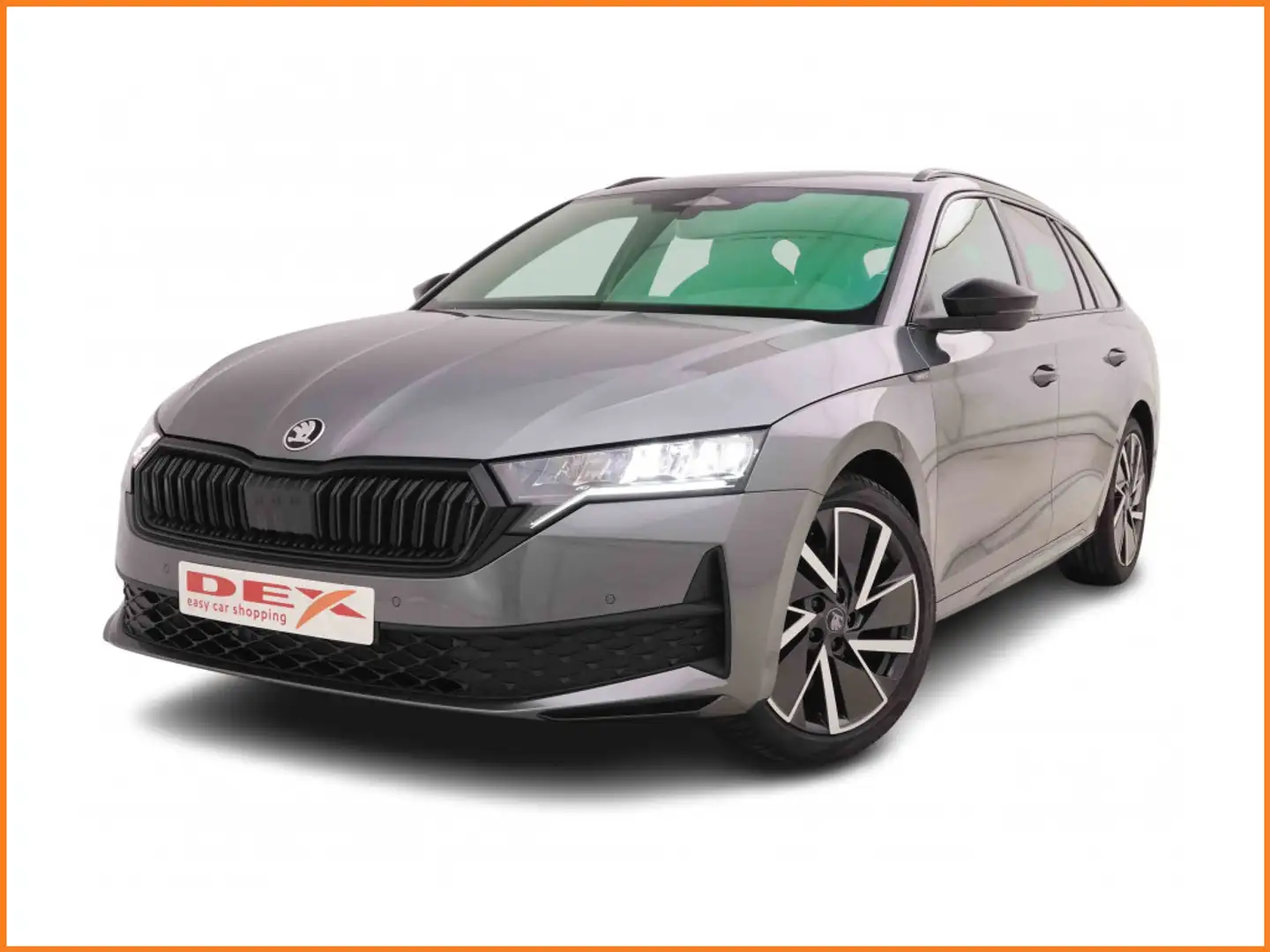 Skoda Octavia 1.5 TSI m-HEV 150 DSG Combi Sportline Grijs - 1