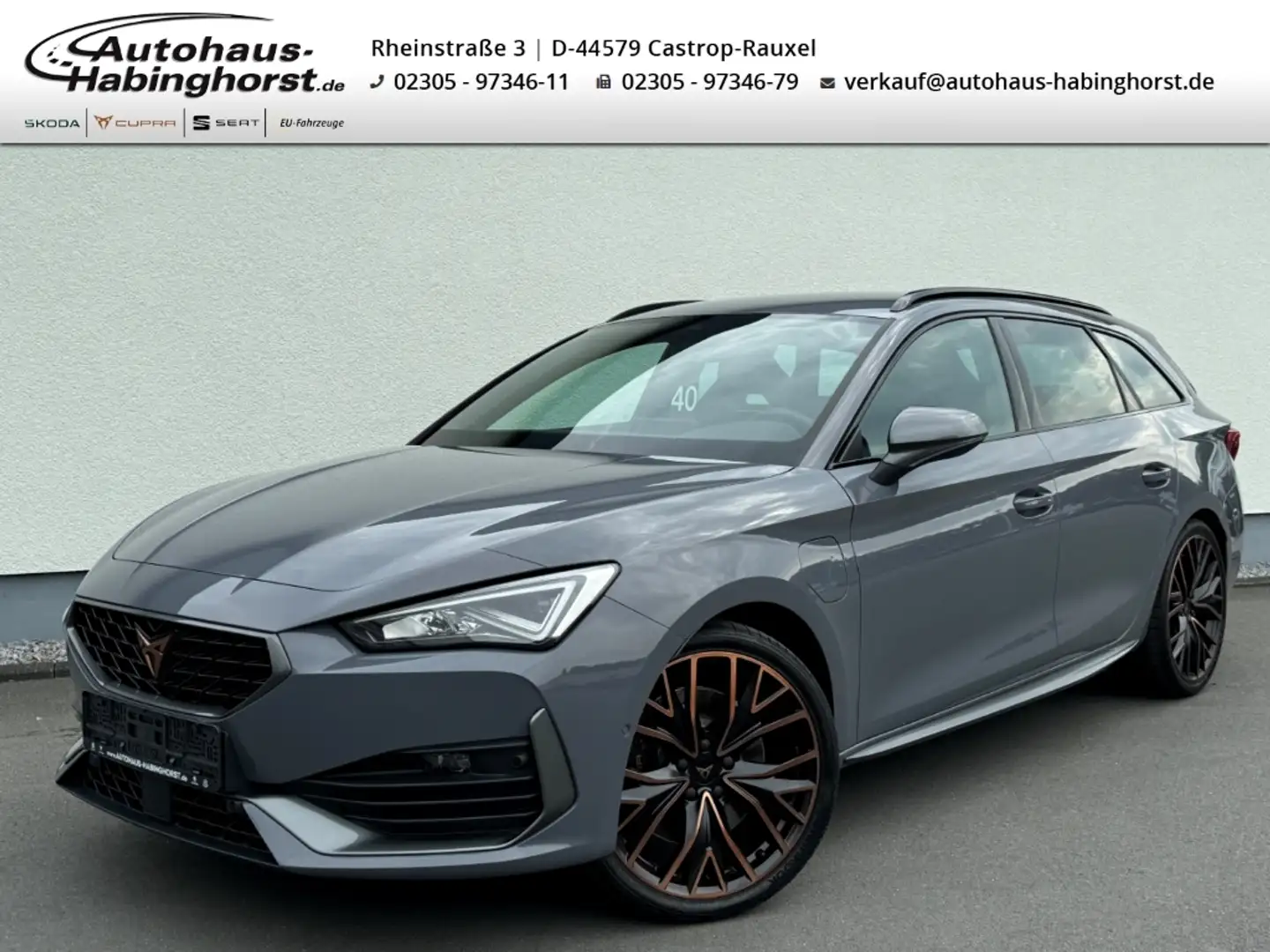 CUPRA Leon Sportstourer VZ 1.4 e-Hybrid DSG AHK Beats ParkAss Grau - 1