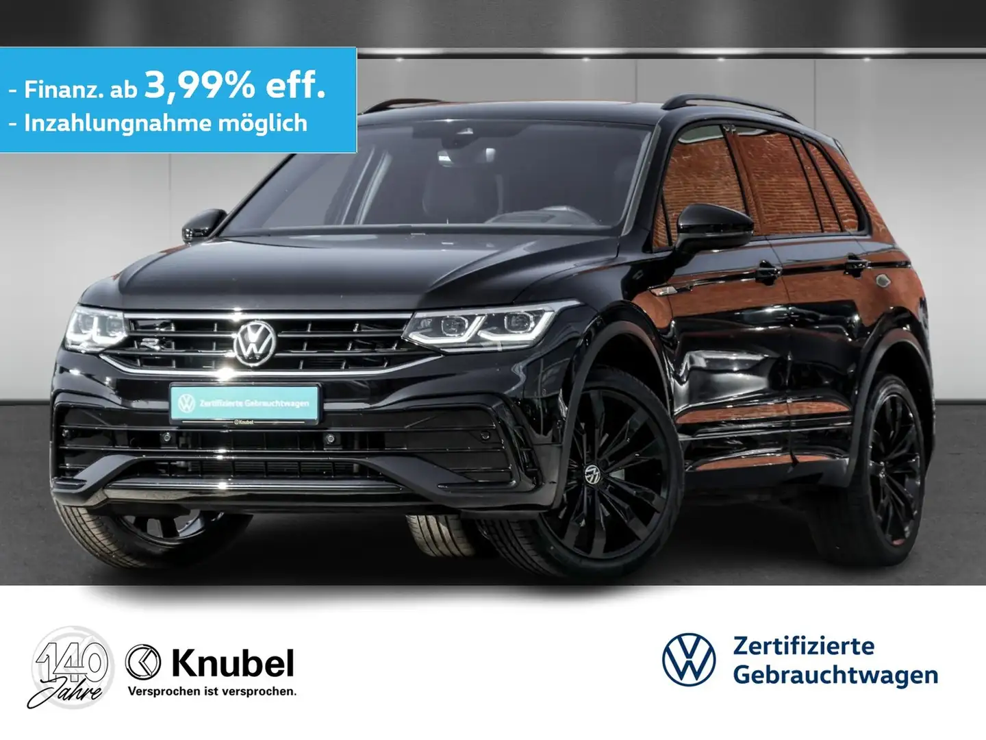 Volkswagen Tiguan R-Line 2.0 TDI DSG 4M. IQ.Light Navi AHK 20" DCC Schwarz - 1