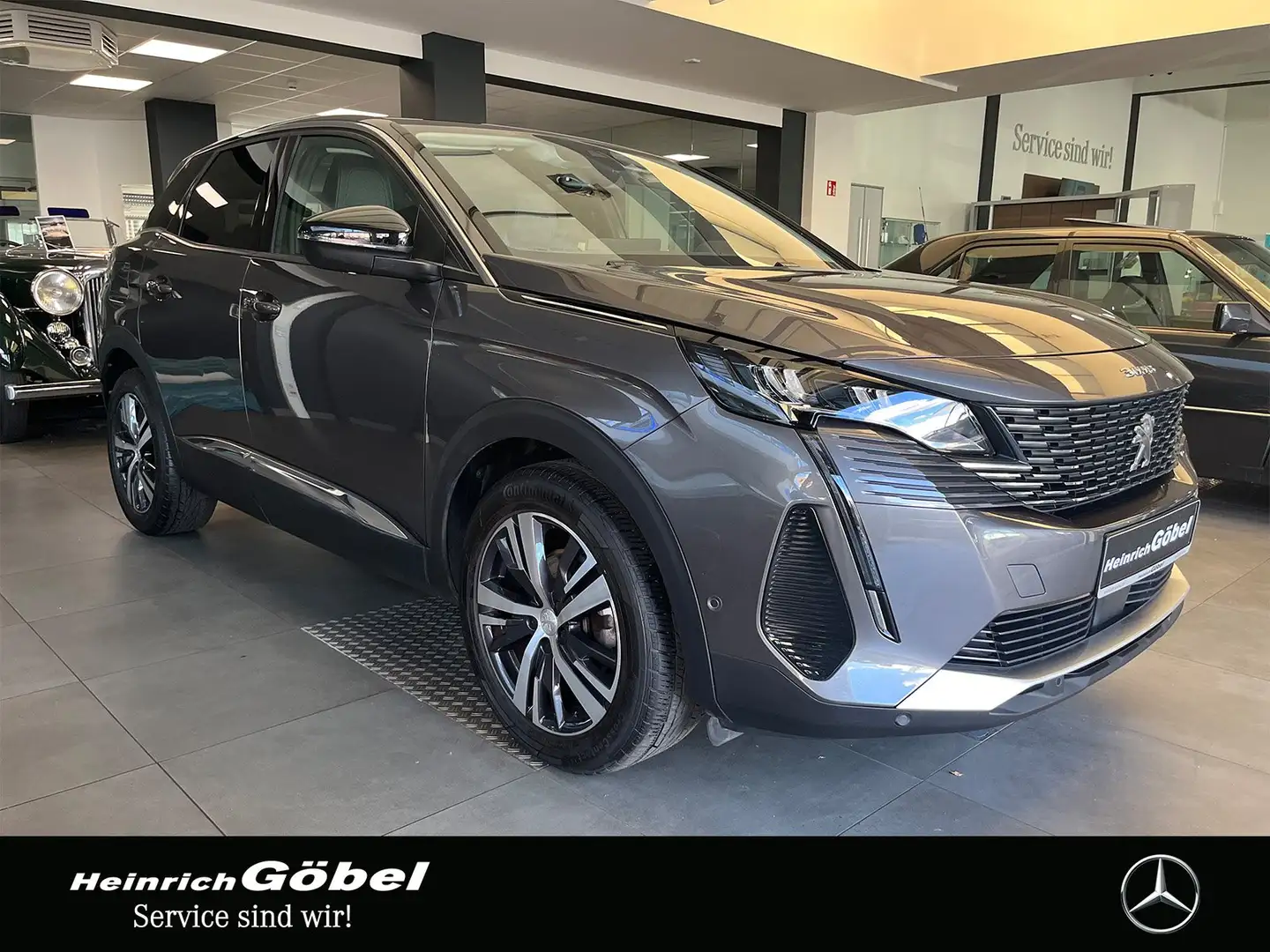 Peugeot 3008 1.5 BlueHDi 130 Allure Pack AHK+NAVI+KAMERA Grau - 2