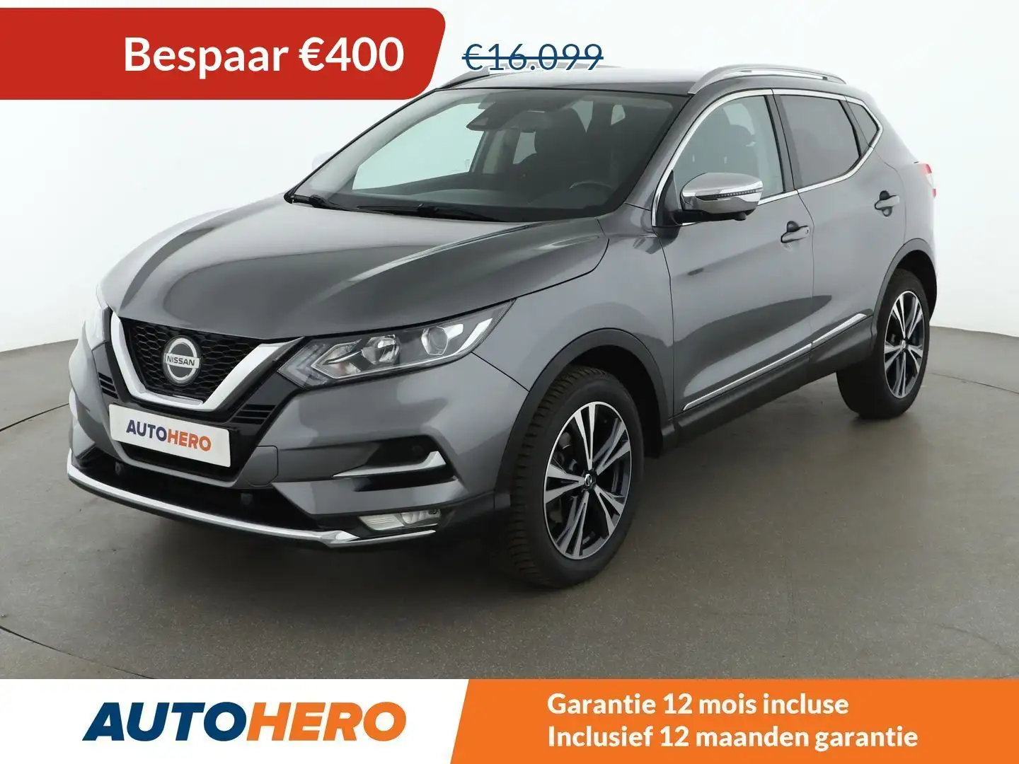 Nissan Qashqai 1.3 DIG-T Akari Gris - 1
