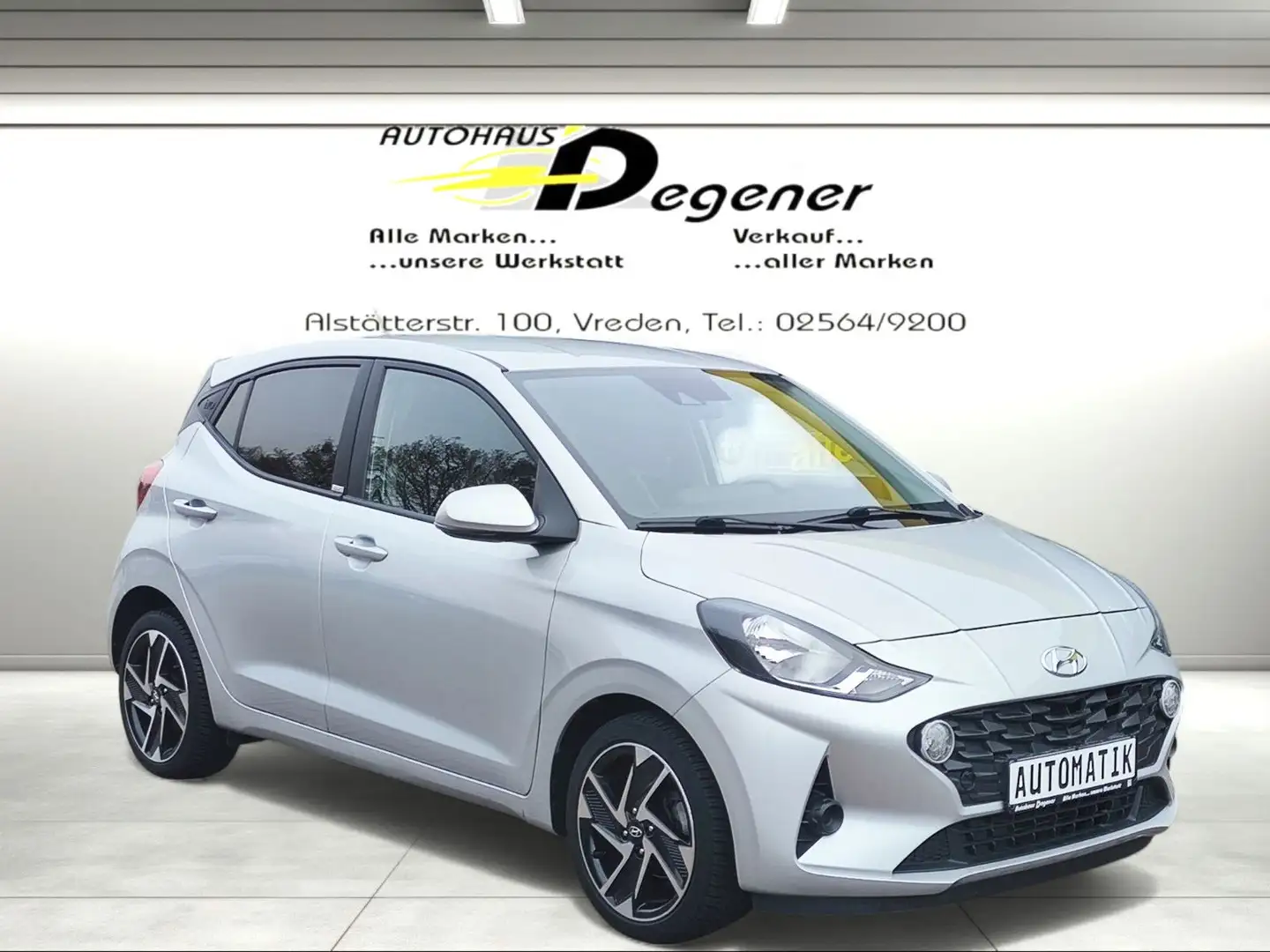 Hyundai i10 / AUTOMATIK / Allwetter / wenig KM Silber - 1