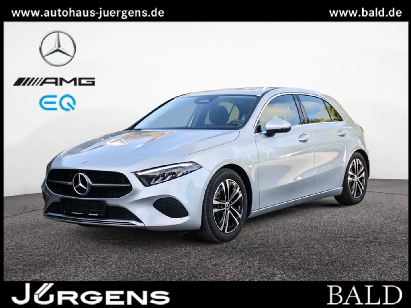 Mercedes-Benz A 200 Progressive/LED/Cam/AHK/Stdhz/Winter/17' Argent - 1