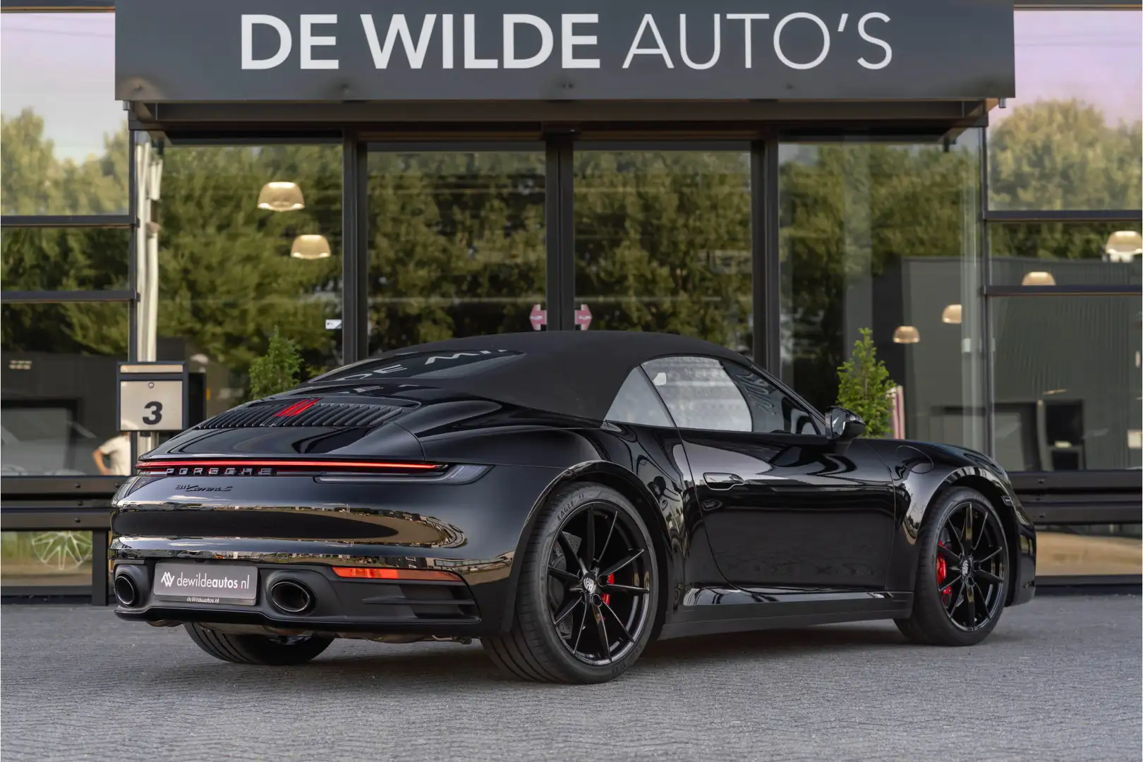Porsche 992 Cabrio 3.0 Carrera S 450pk Sportuitlaat Bose Camer Zwart - 2