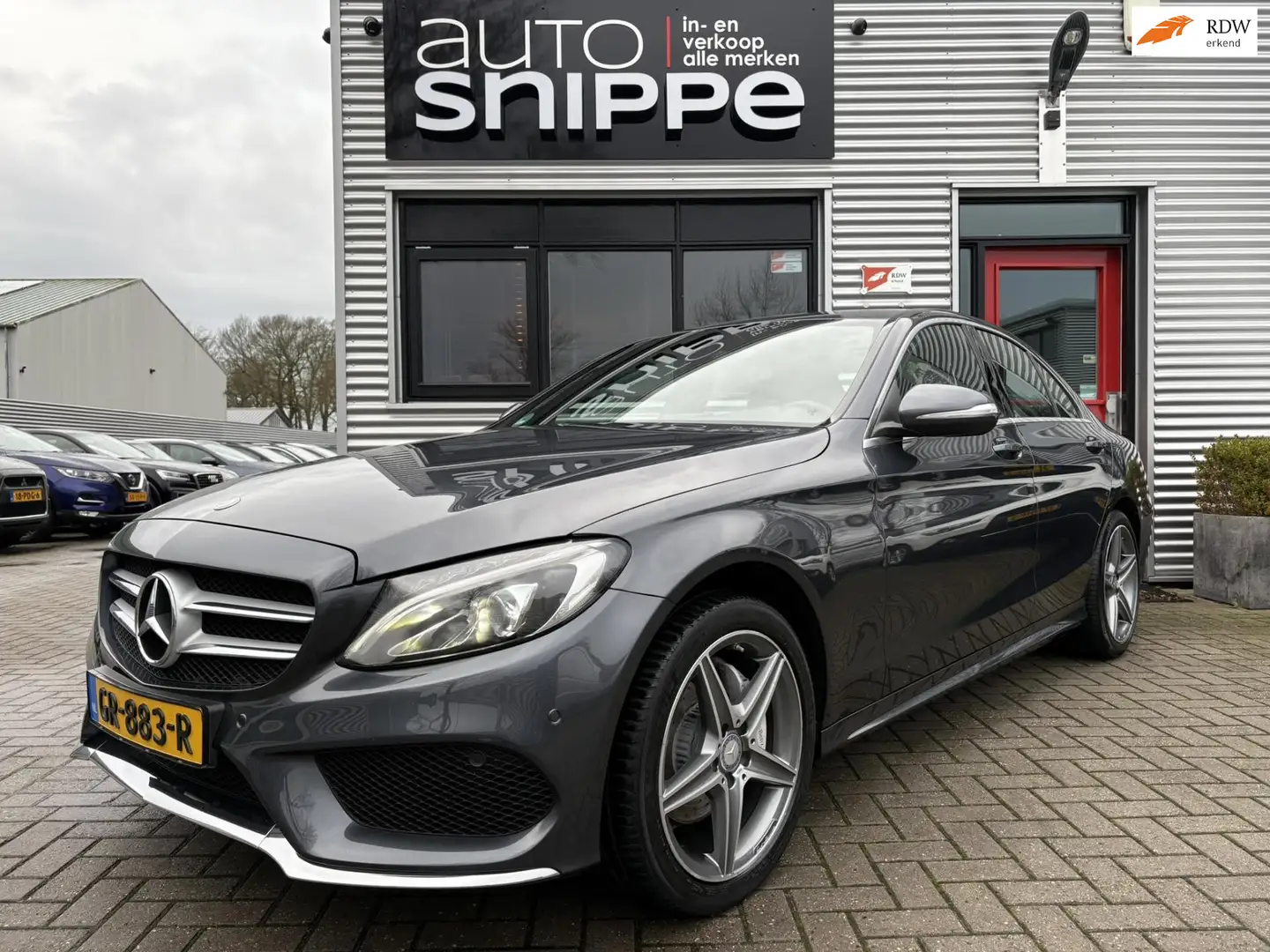 Mercedes-Benz C 180 Prestige -AMG STYLING-VOLLEDER-SPORTSTOELEN-ZWARTE Gris - 1