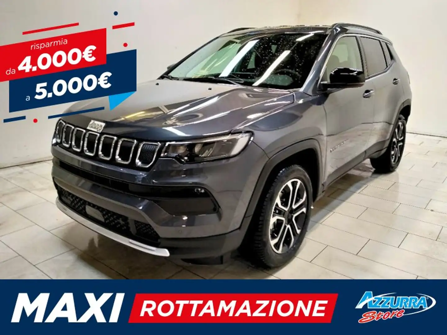 Jeep Compass Compass 1.6 mjt Limited 2wd 130cv Grigio - 1
