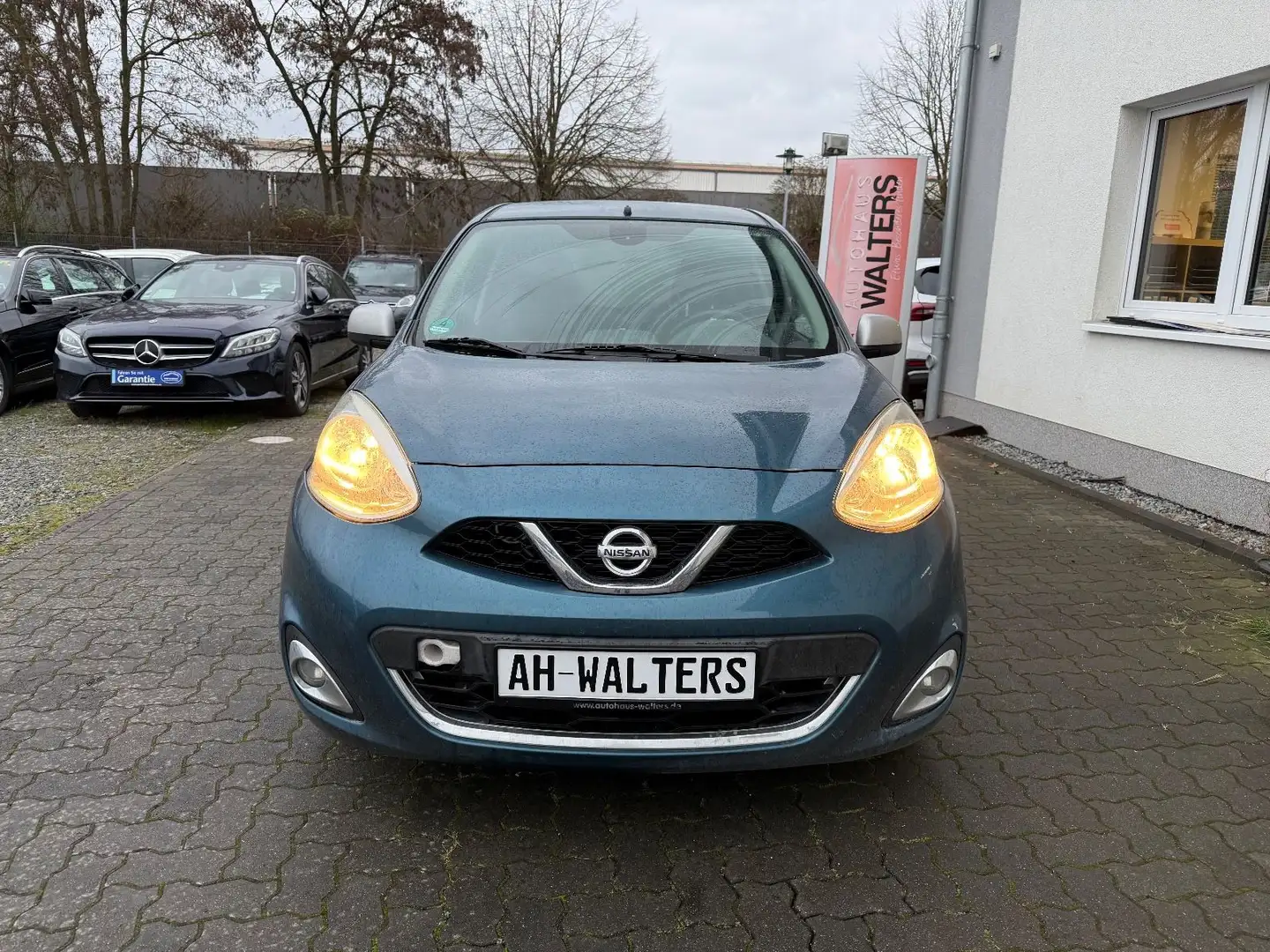 Nissan Micra N-Tec=Automatik-Klima-PDC-8Fach Bereift= Blau - 2