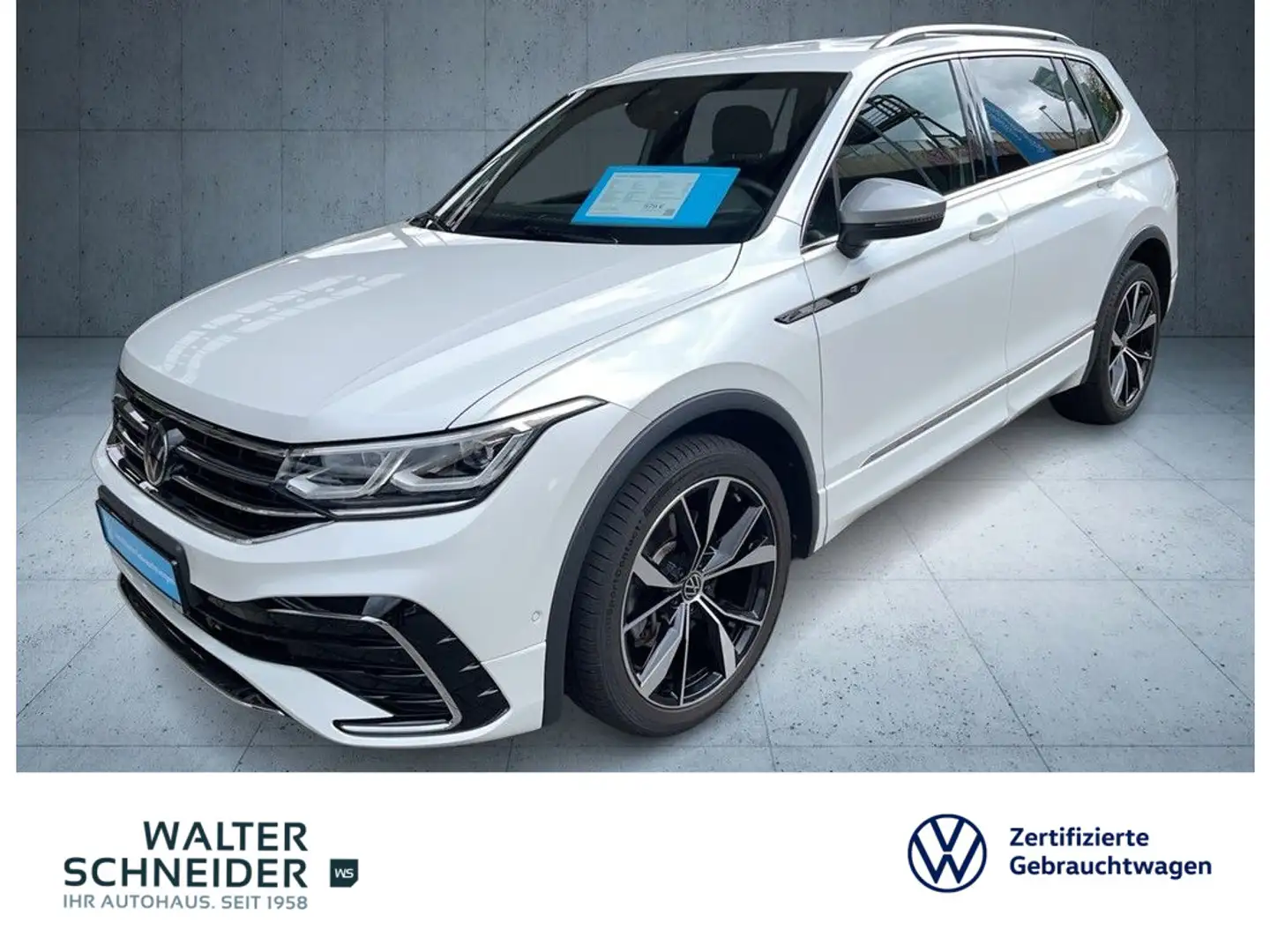 Volkswagen Tiguan Allspace 2.0 TSI 4Motion R-line AHK Matri Blanc - 1