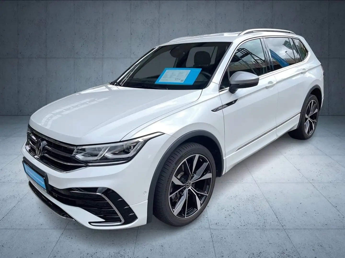 Volkswagen Tiguan Allspace 2.0 TSI 4Motion R-line AHK Matri Weiß - 2