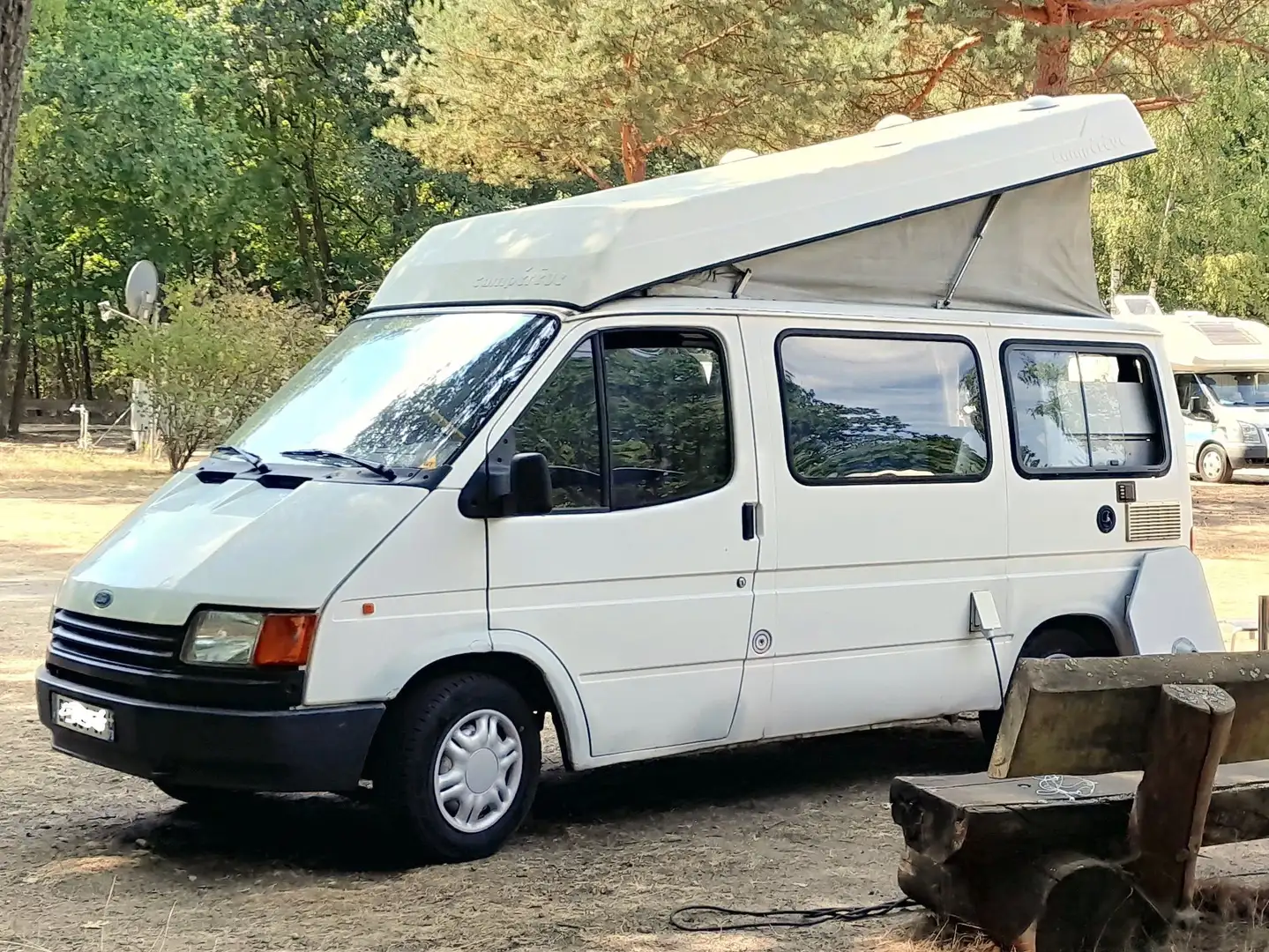 Ford Transit Custom VASP Campérève aménagé 1989 Biały - 1