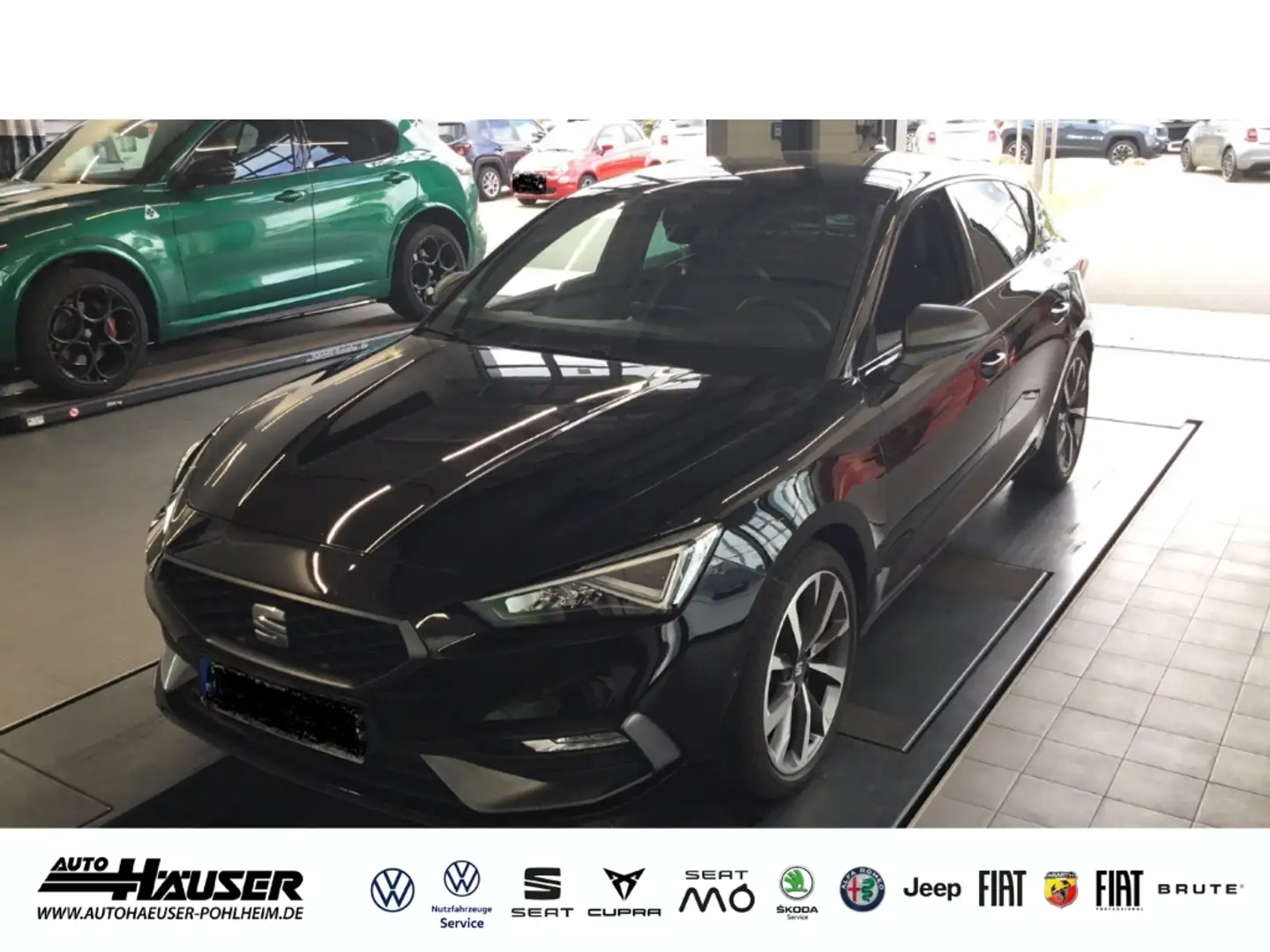 SEAT Leon FR 1.5 eTSI DSG NAVI KAMERA PARK ACC LED FULL-LINK Black - 1