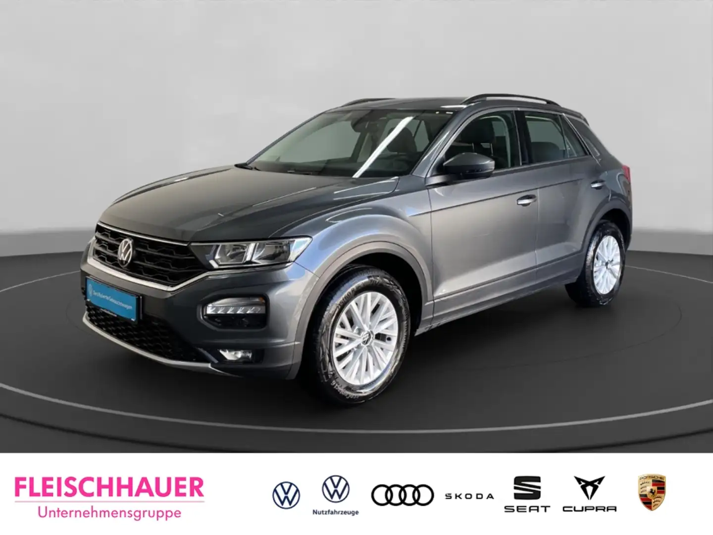 Volkswagen T-Roc 1.0 TSI Style CarPlay DAB PDCv+h SHZ Temp Klima AC Grau - 1