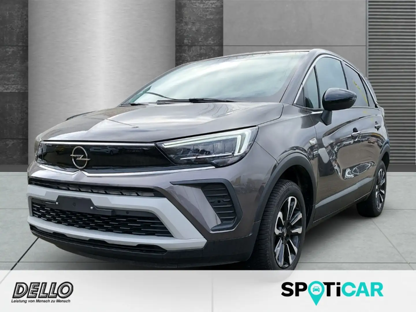 Opel Crossland Elegance 1.2Turbo Alcantara LED AHK Kamera PDC App Grijs - 1
