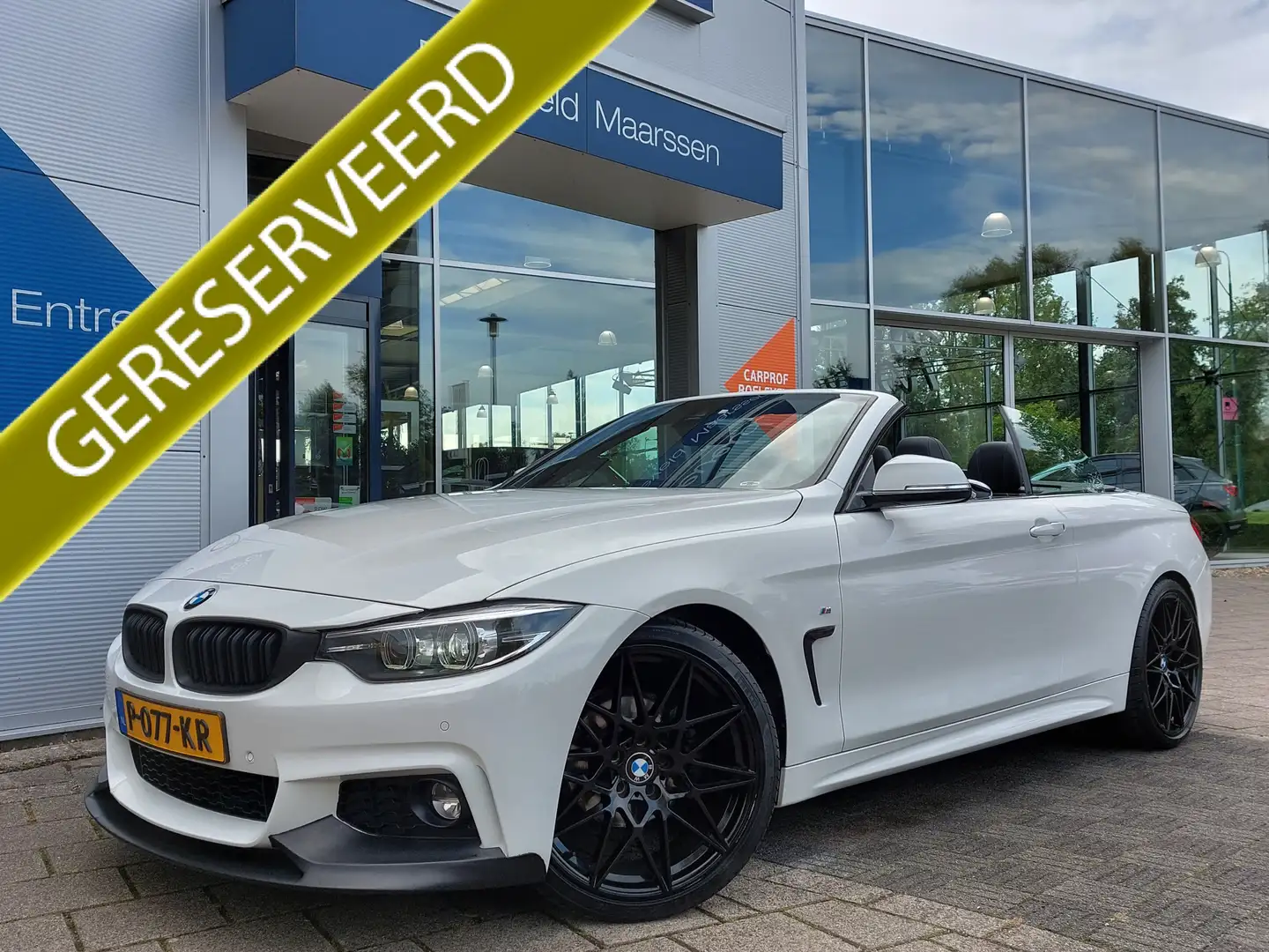 BMW 4-serie Cabrio 420i 184pk Automaat High Executive Beyaz - 1