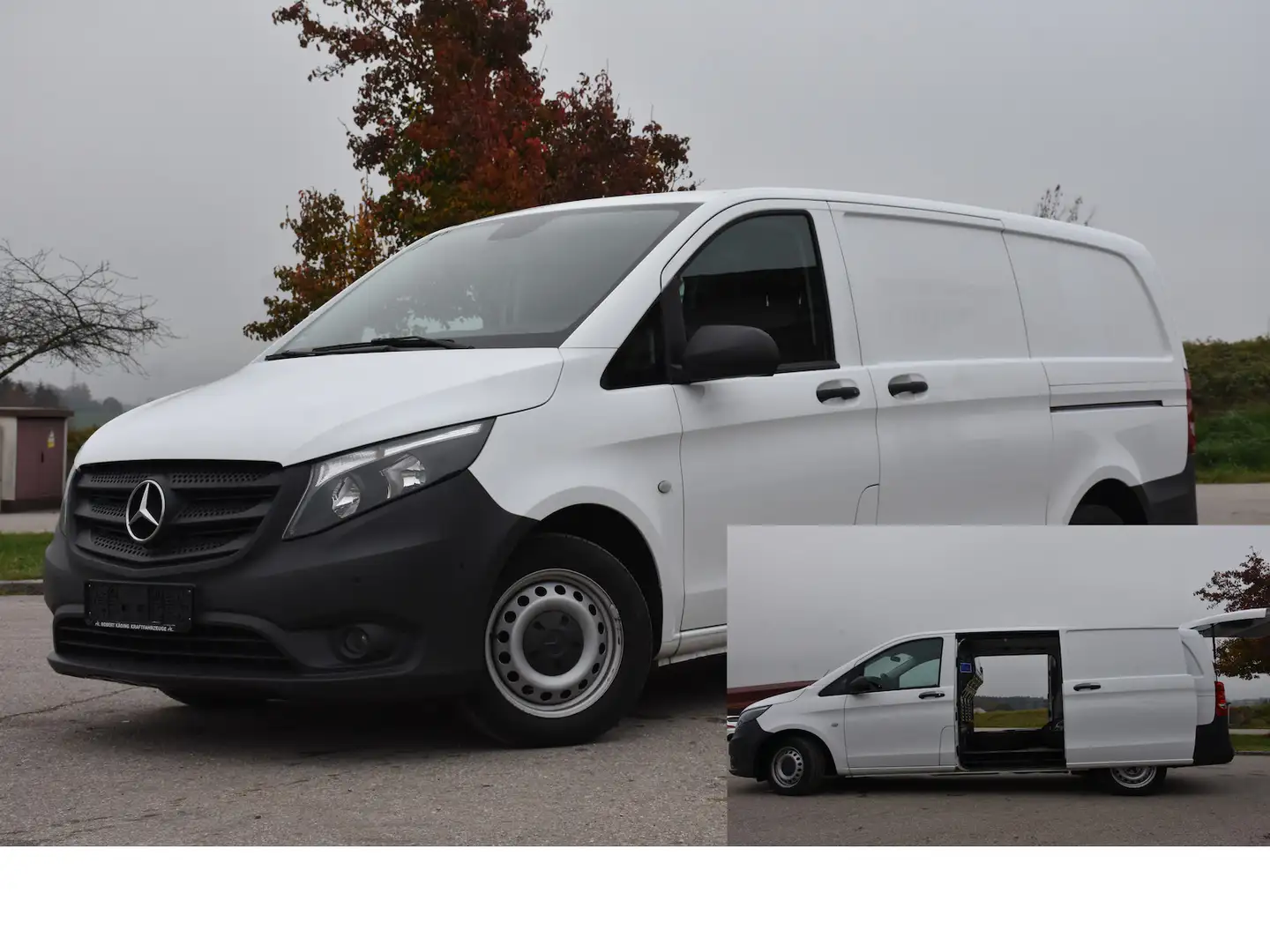 Mercedes-Benz Vito Kasten 114 RWD lang/AT/2x STür/Navi/Sitzhz Weiß - 1