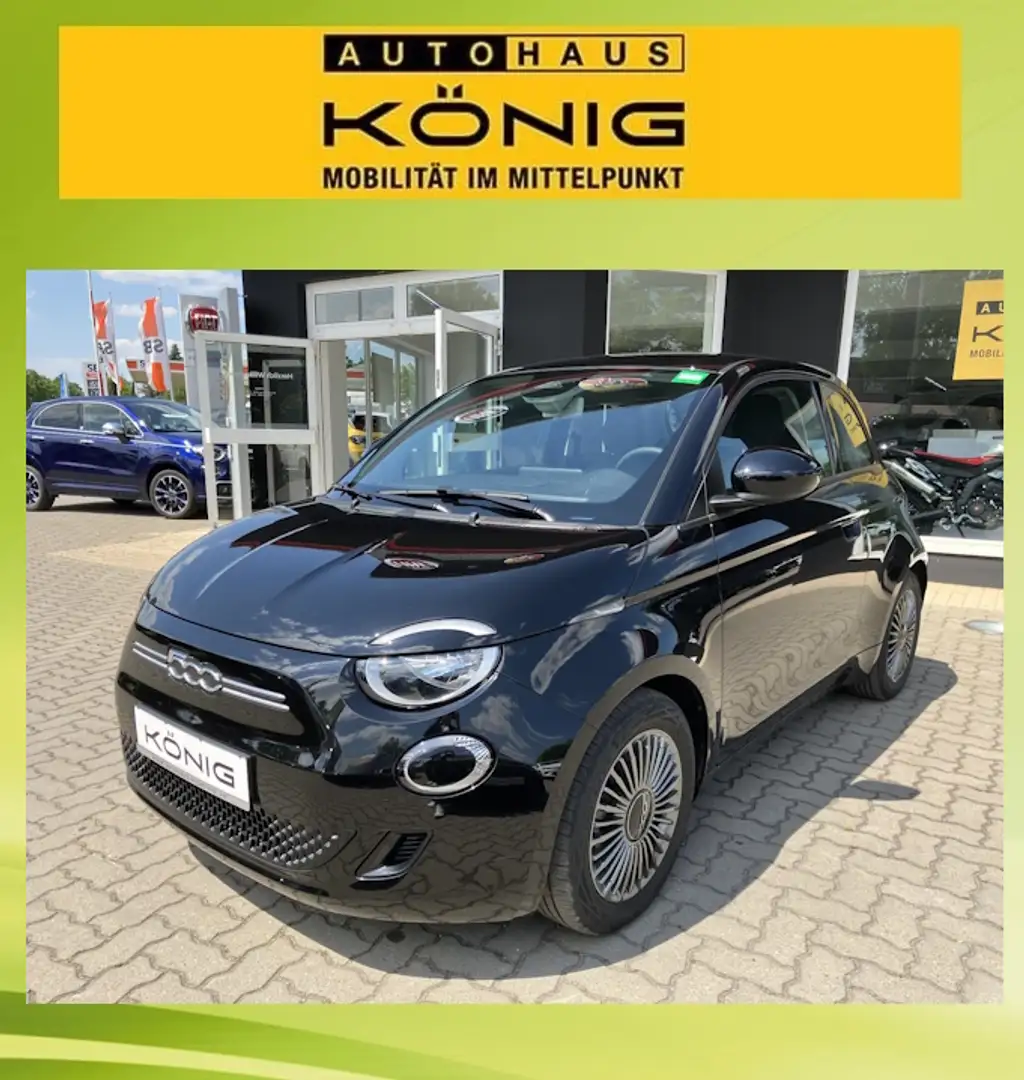 Fiat 500e Icon Carplay Klimaautomatik - Navigation Schwarz - 1