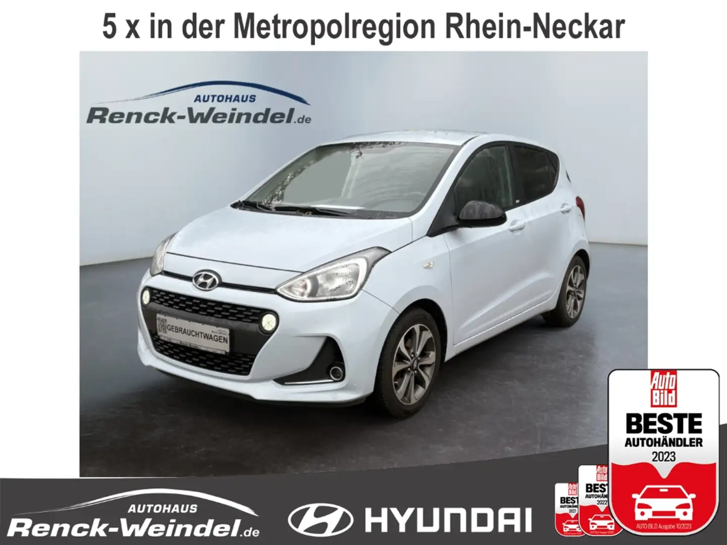 Hyundai i10 YES! Plus 1.2 Apple CarPlay Android Auto Klimaauto Silber - 1