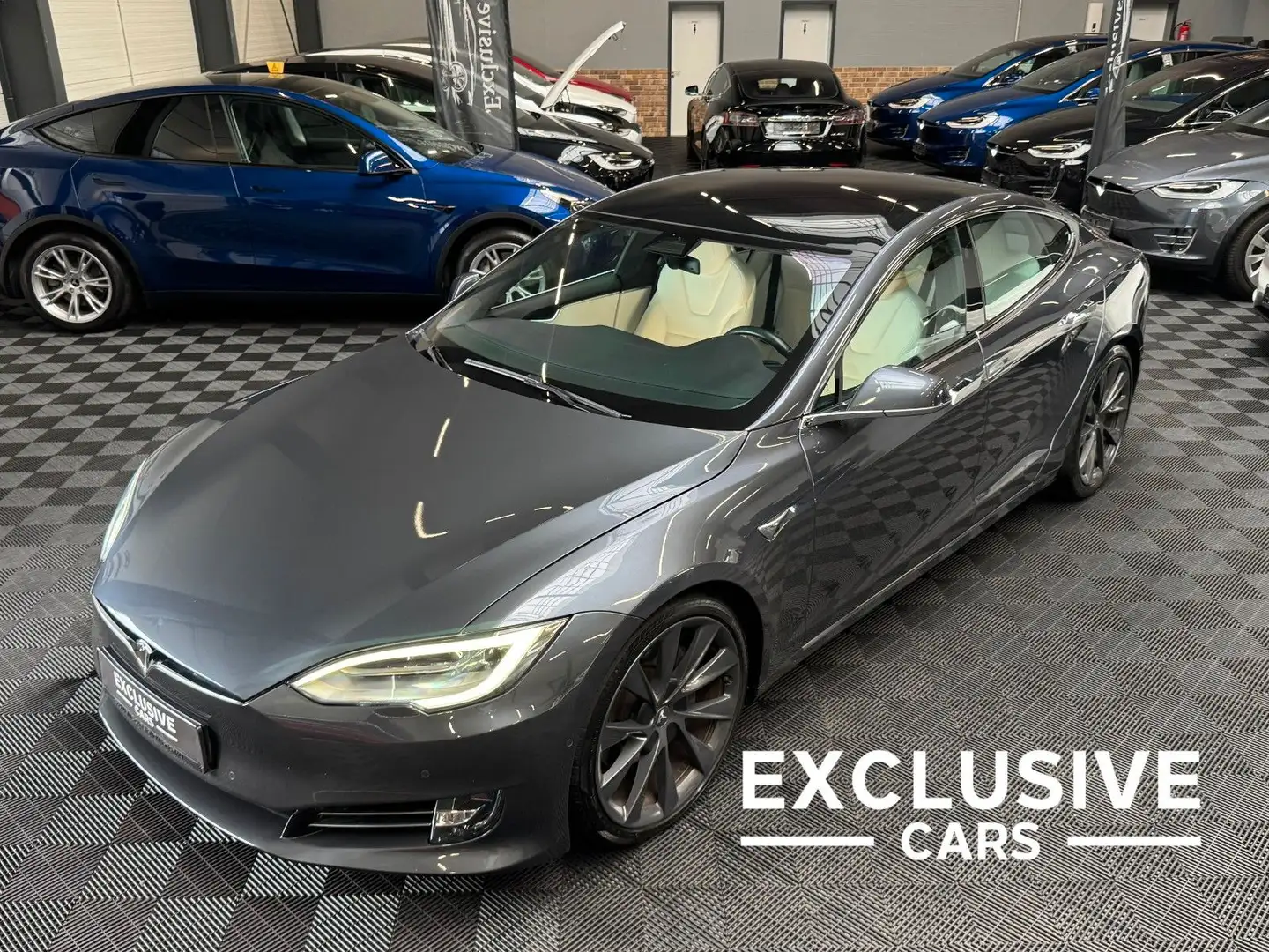 Tesla Model S MODEL S75D | MCU2 | 21INCH | WHITE SEAT | Grau - 1