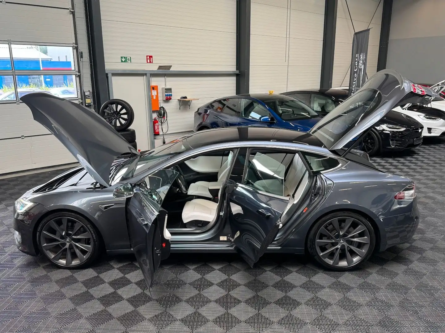 Tesla Model S MODEL S75D | MCU2 | 21INCH | WHITE SEAT | Grau - 2