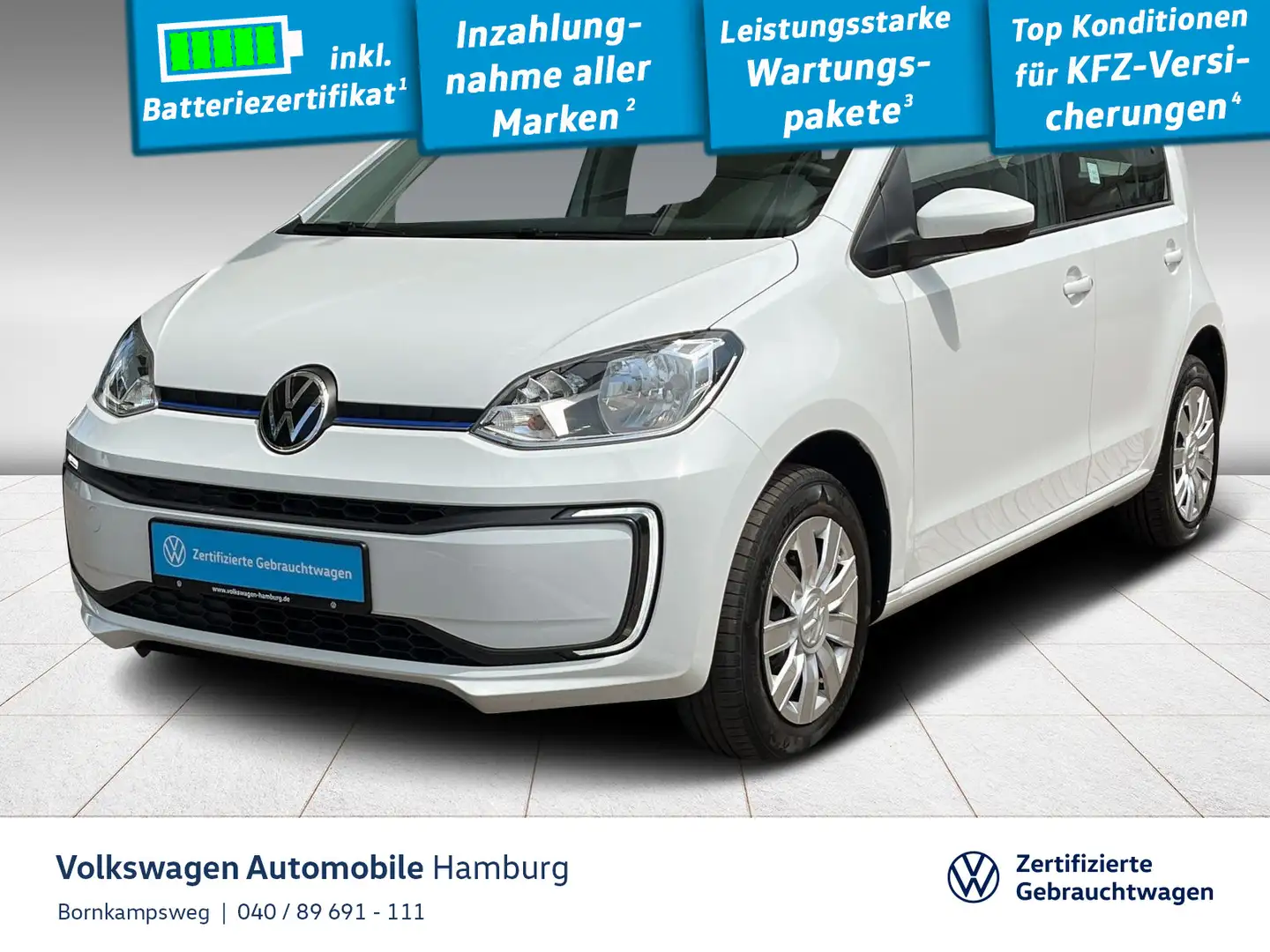 Volkswagen e-up! move up! Sitzheizung Kamera Klima CCS Weiß - 1
