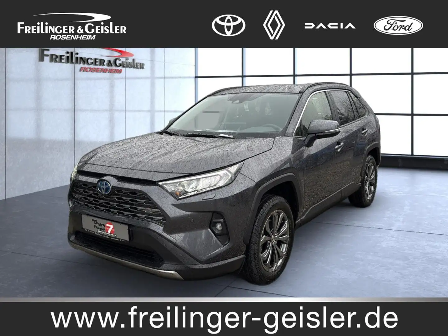 Toyota RAV 4 Hybrid Dynamic Force 4WD Sportpaket Navi LED Grau - 1