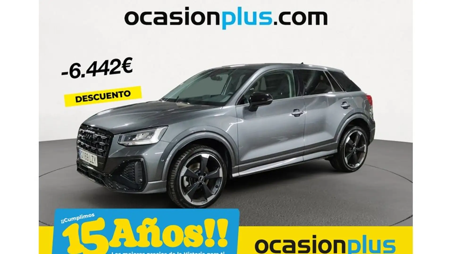 Audi Q2 35 TDI Black line edition S tronic 110kW Gris - 1