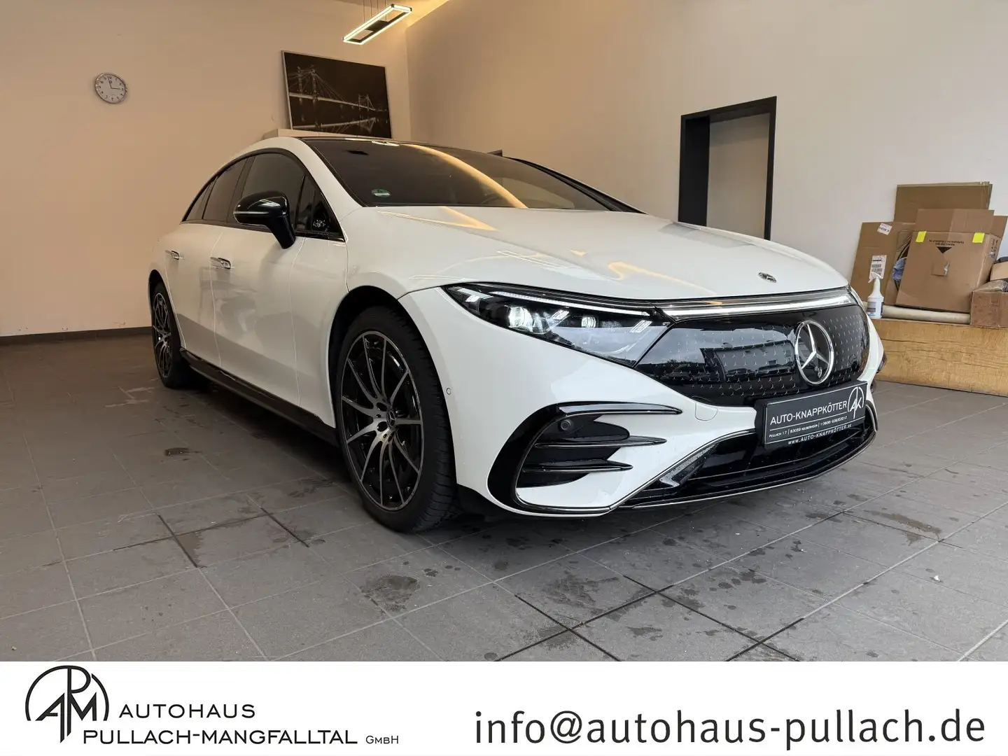 Mercedes-Benz EQS EQS 450+ AMGLine /MBUXHyperscr/PremiumPlus/ Navi Weiß - 1