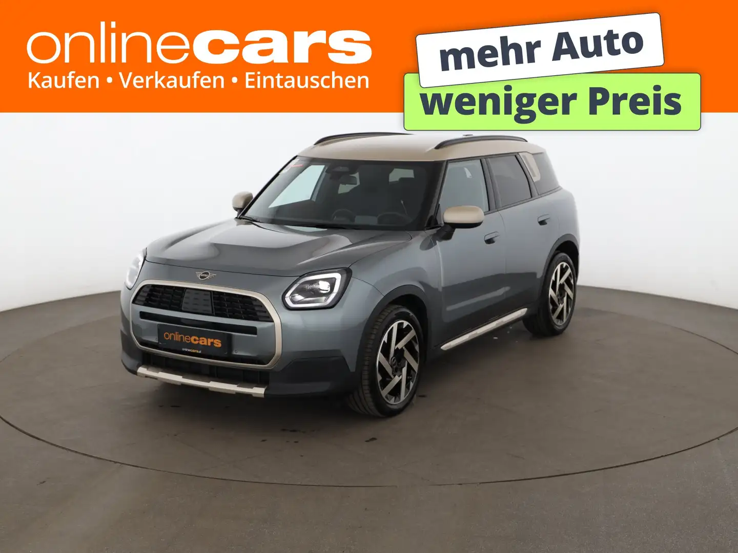MINI Cooper D Countryman Countryman D Favoured Trim Aut LED HEAD-UP LEDER Grün - 1