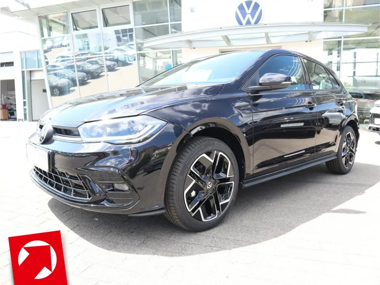 Volkswagen Polo R-Line 1,0 l TSI OPF (95 PS) DSG*WINTERRÄDER*NAVI* Schwarz - 1