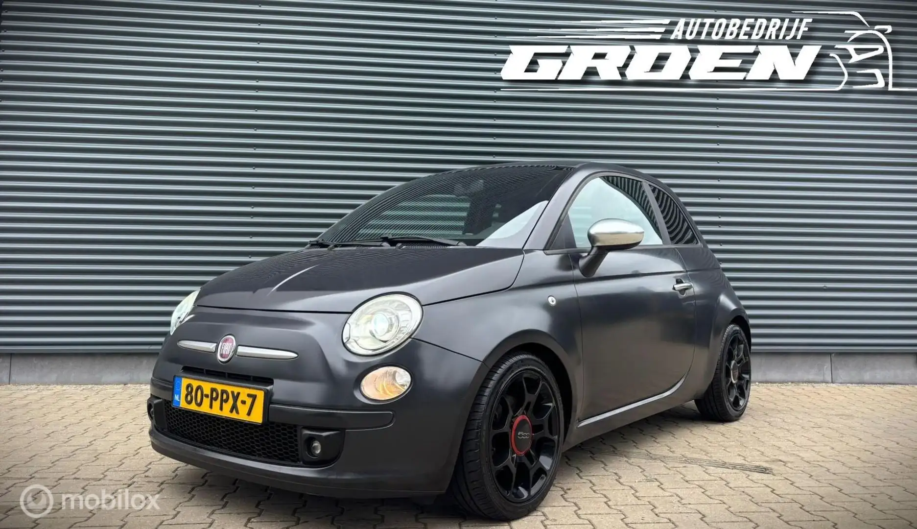 Fiat 500 0.9 TwinAir BlackJack Noir - 1