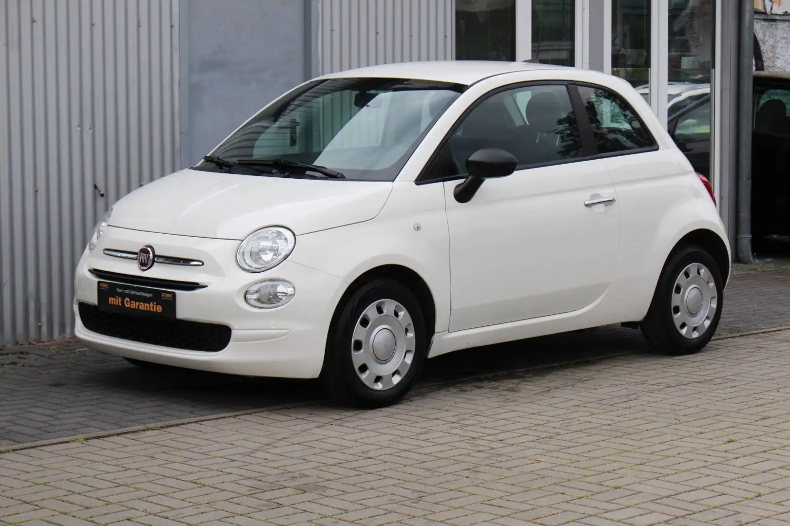Fiat 500 Cult Hybrid+Klima+Tempomat+1.Hand Weiß - 1