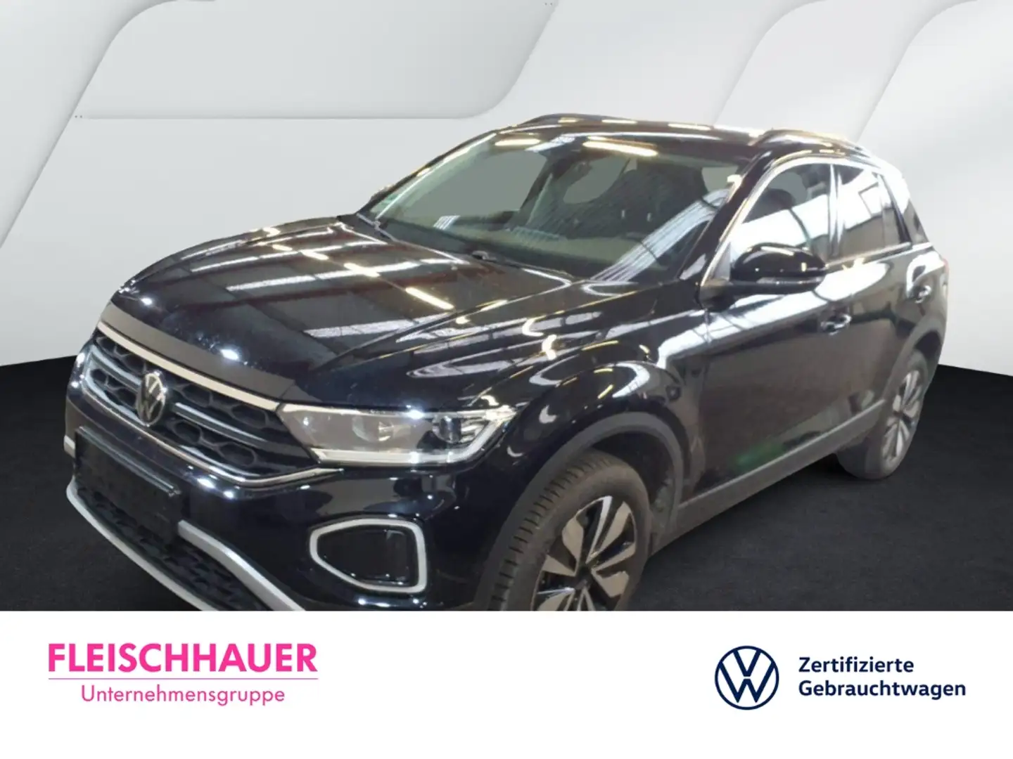 Volkswagen T-Roc Goal 2.0 TDI AHK Navi Digitales Cockpit LED ACC Ap Schwarz - 1
