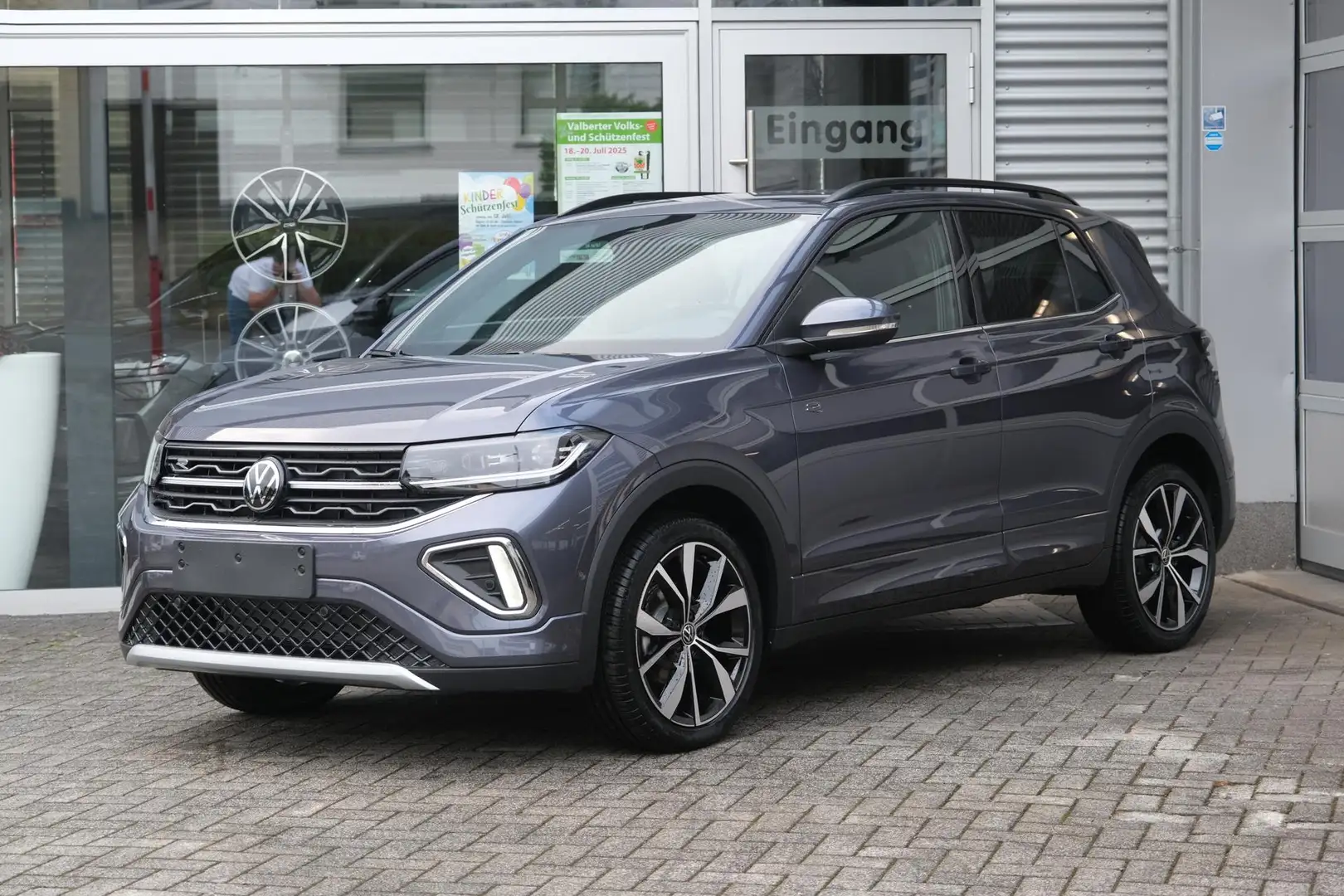 Volkswagen T-Cross 1.5 TSI DSG R-Line AHK Navi Matrix Side-Assist ... Grau - 1