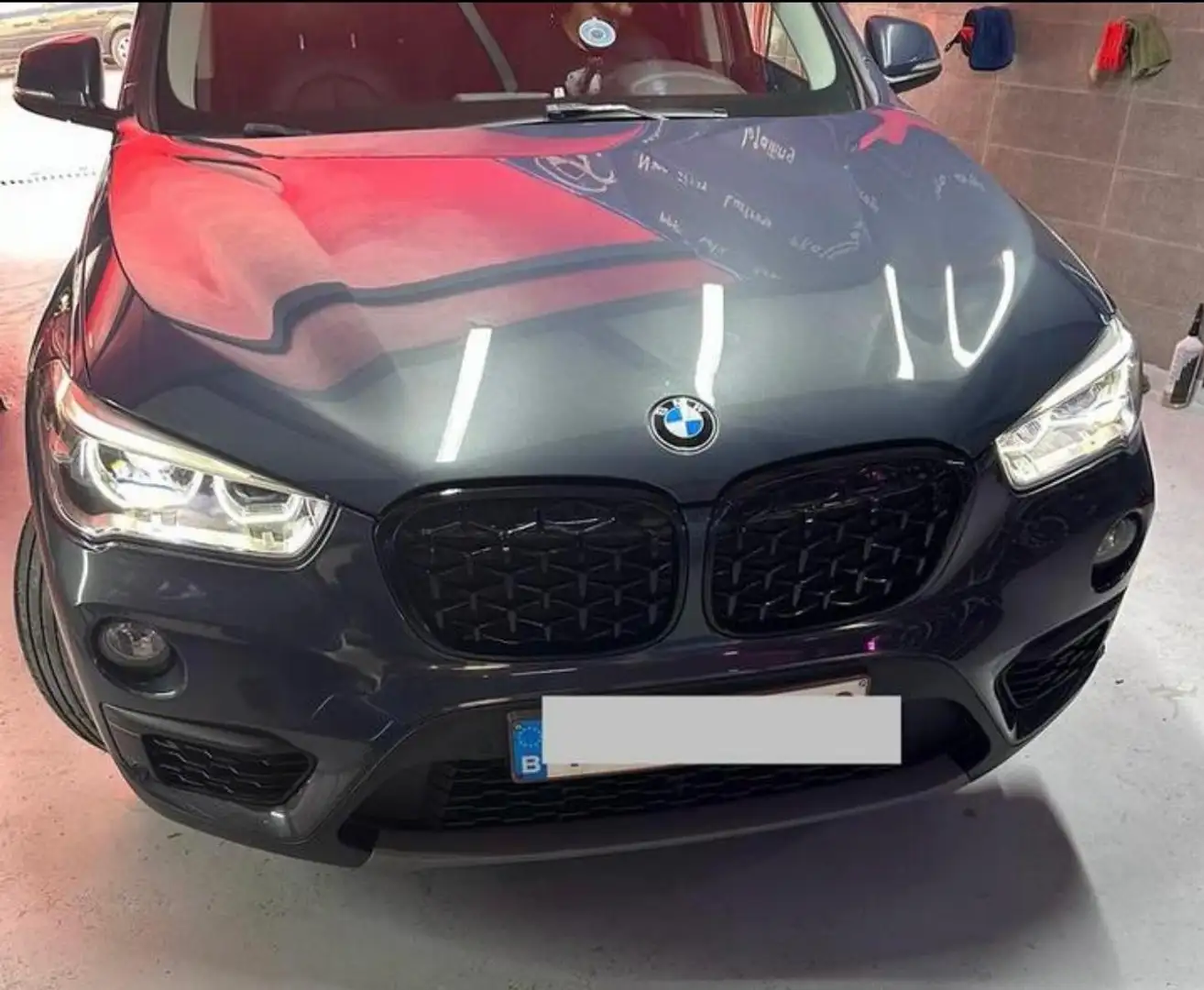 BMW X1 X1 2.0 d sDrive18 Bleu - 1