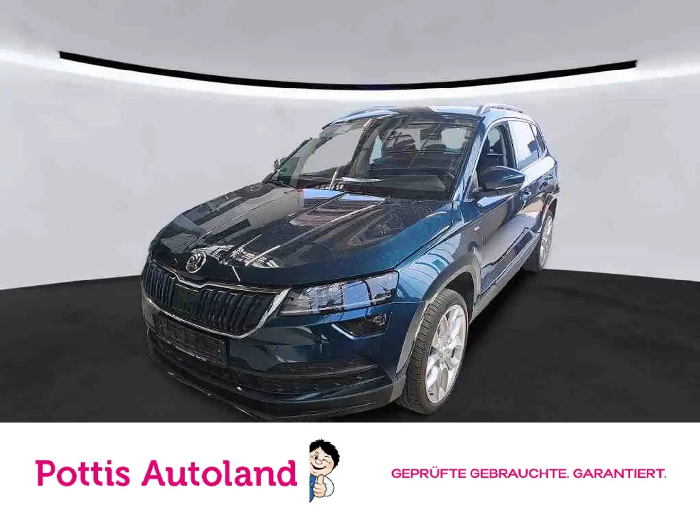 Skoda Karoq 1.5 TSI DSG DRIVE 125 AHK NAVI KAMERA LED Blau - 1