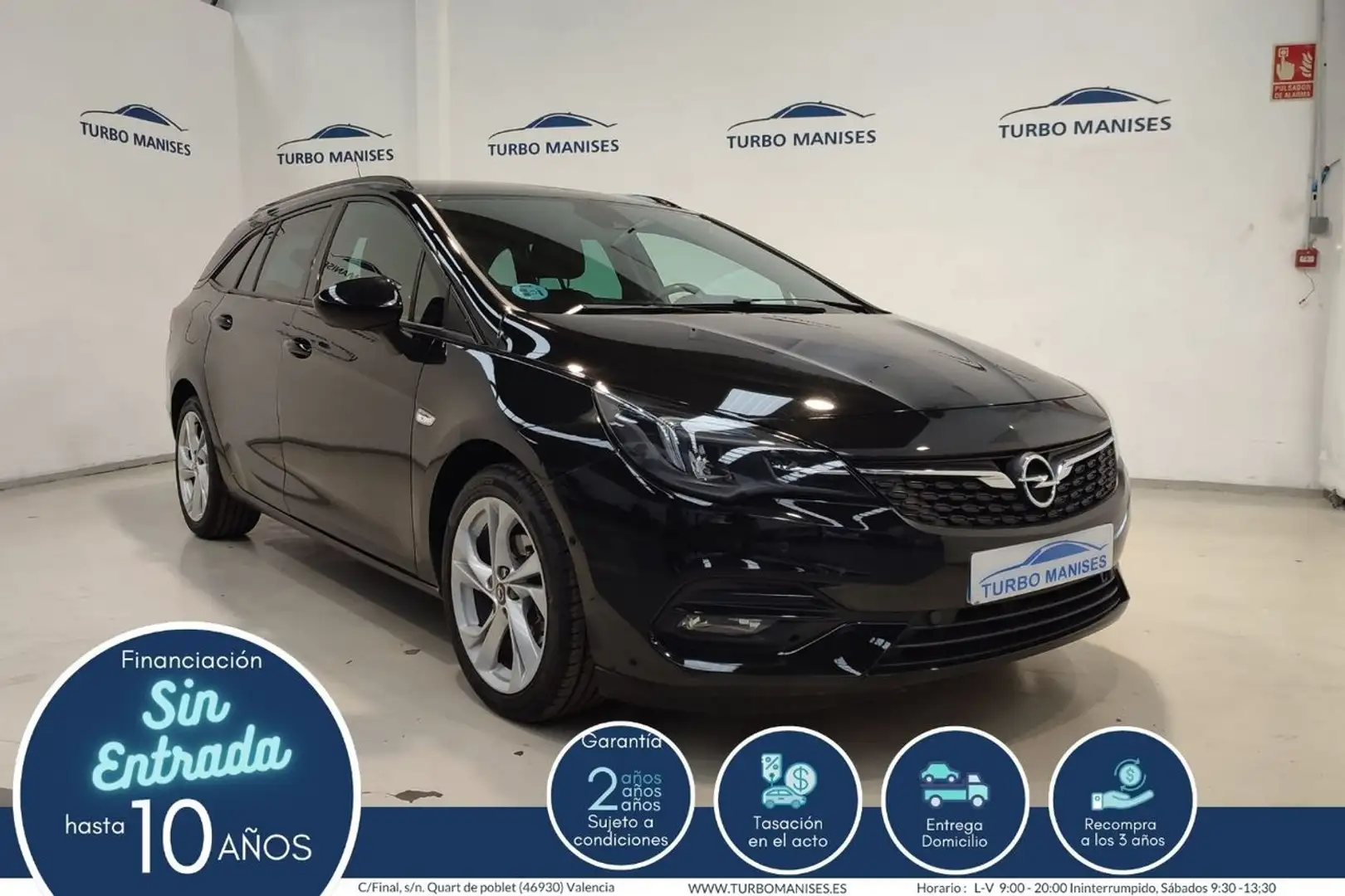 Opel Astra 1.4T SHT 107kW (145CV) Ultimate CVT ST Negro - 1