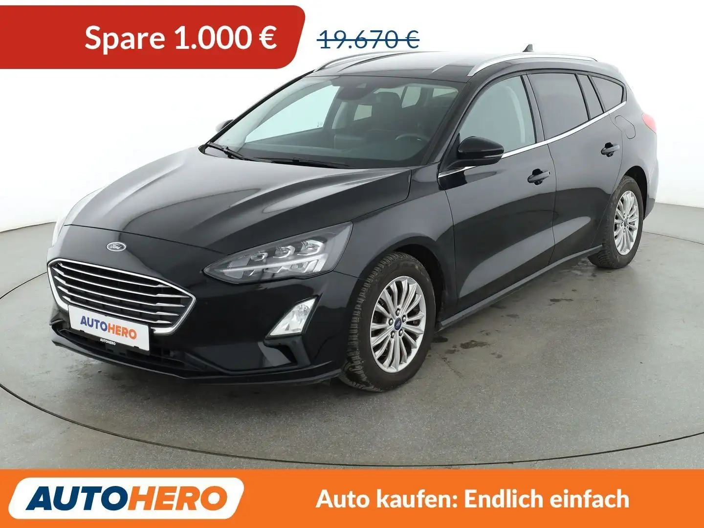 Ford Focus 2.0 TDCi EcoBlue Titanium X Aut.*NAVI*LED* Noir - 1
