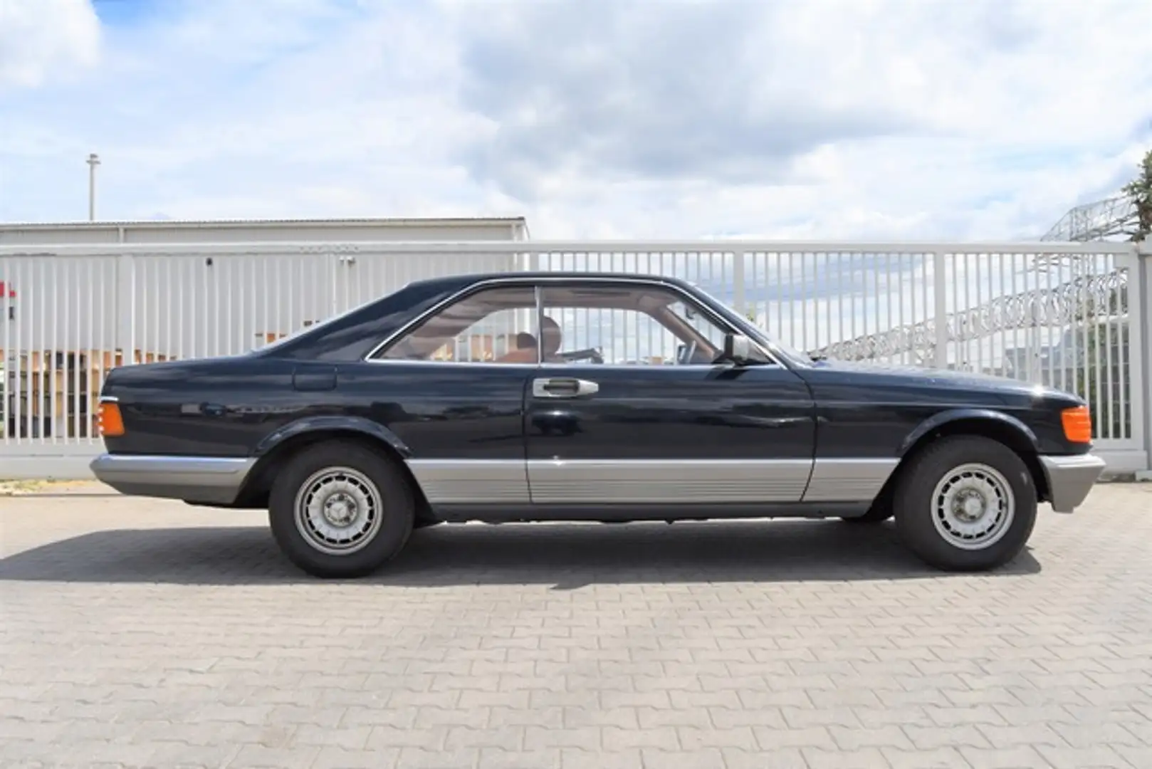 Mercedes-Benz 500 SEC 2.HAND + SCHECKHEFT+ KLIMA + NUR 139 TKM Blau - 1