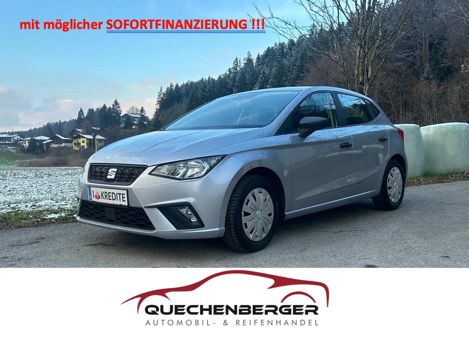 SEAT Ibiza mit PDC, SHZ & möglicher SOFORTFINANZIERUNG !!! Silber - 1