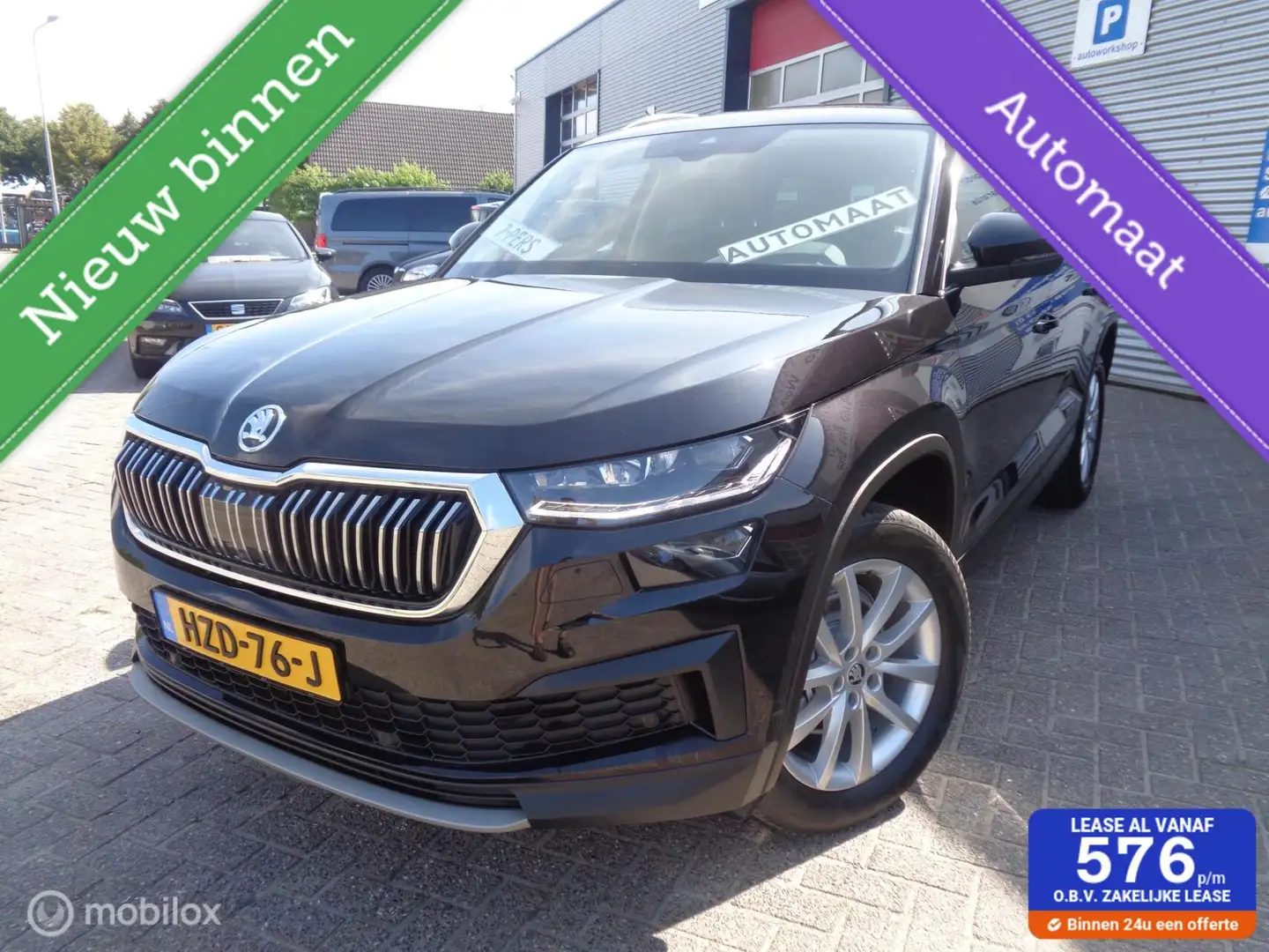 Skoda Kodiaq 1.5 TSI Business Edition 7p/Airco/ECC/full LED/Car Zwart - 1