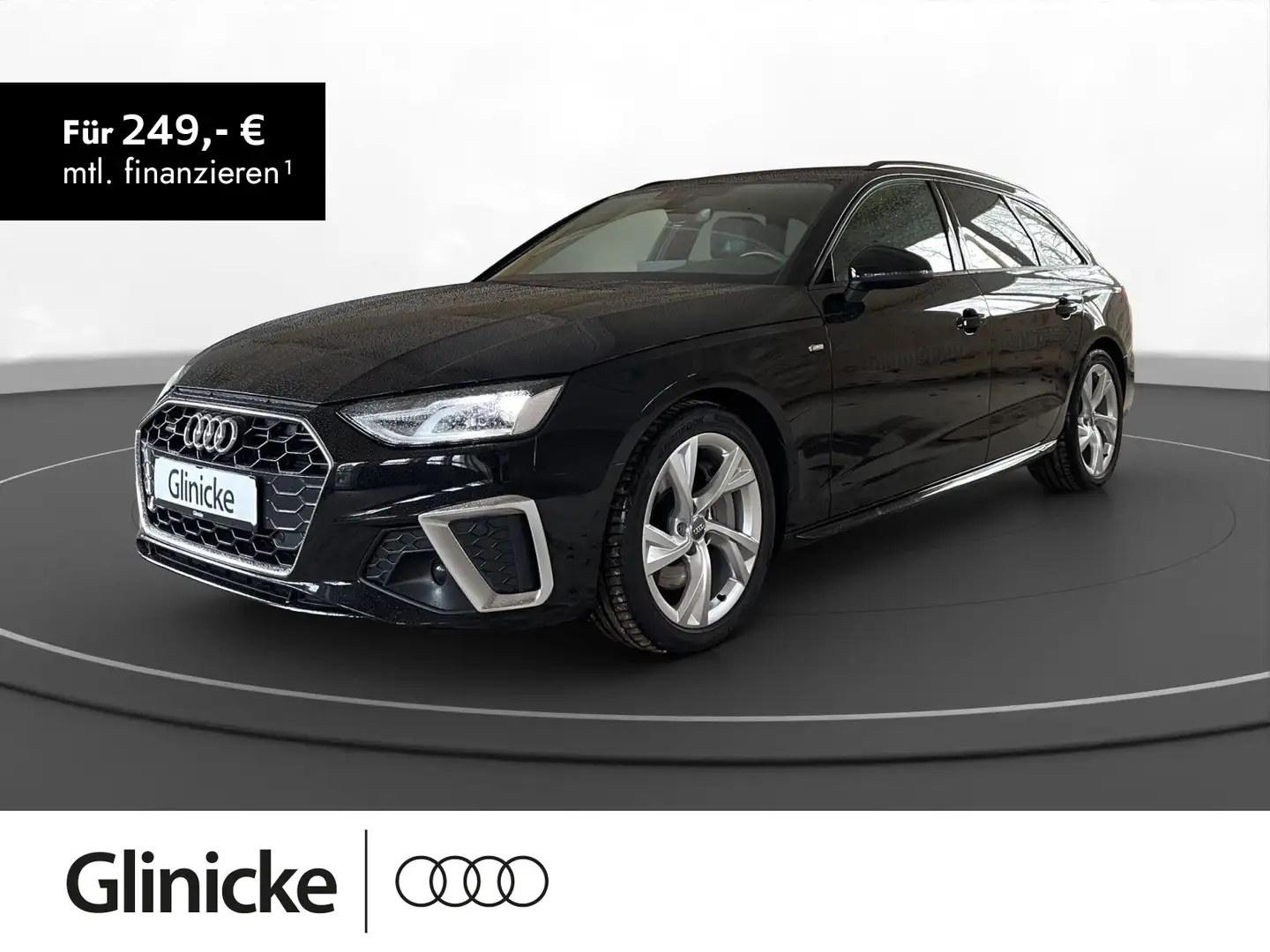 Audi A4 45 TFSI qu. S line LM 18" Navi PDC vo+h Negro - 1