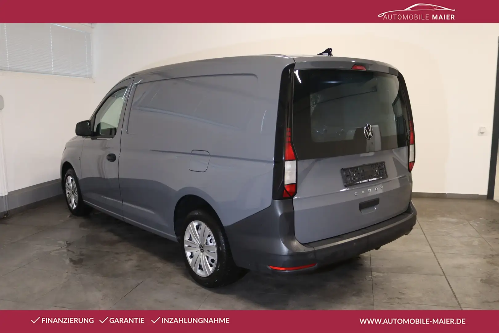 Volkswagen Caddy 2.0 TDI DSG Maxi Cargo-Klima-AHK-ACC-PDC- Gris - 2