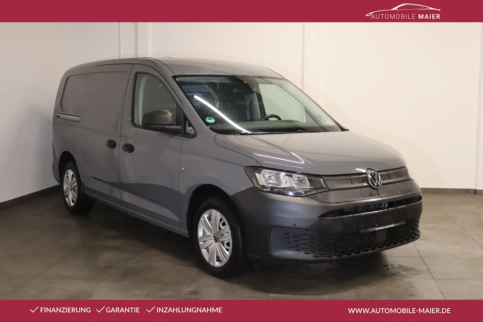 Volkswagen Caddy 2.0 TDI DSG Maxi Cargo-Klima-AHK-ACC-PDC- Gris - 1