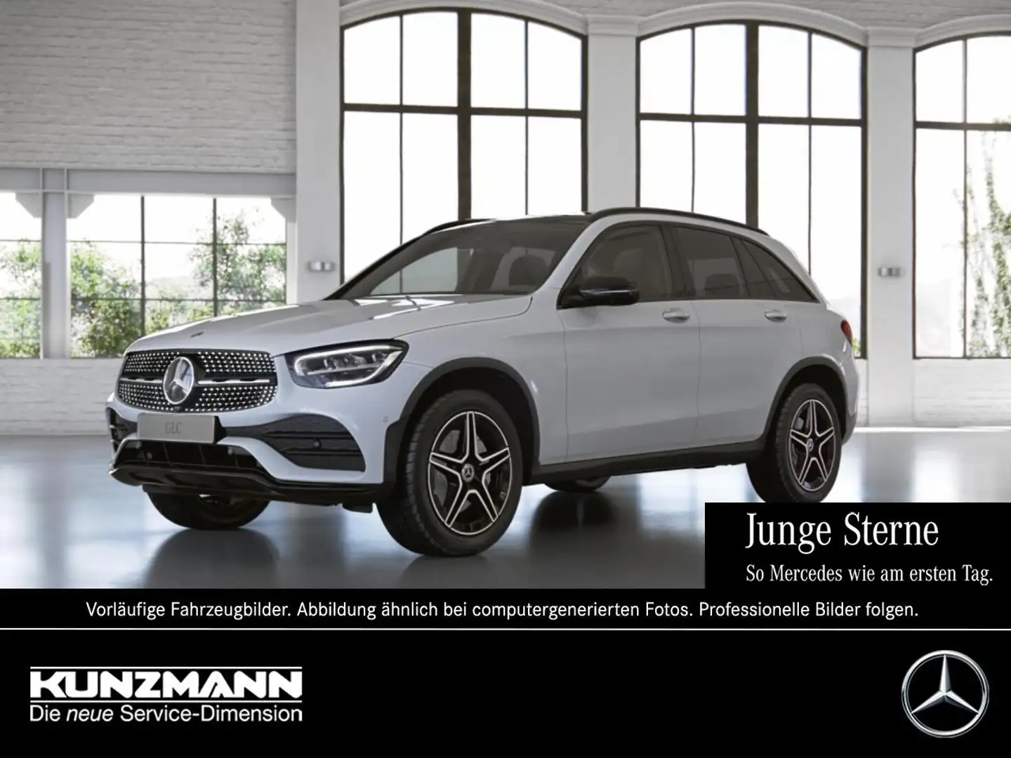 Mercedes-Benz GLC 300 e 4M AMG Panorama SHZ-Fond Spur-Paket Blanc - 1